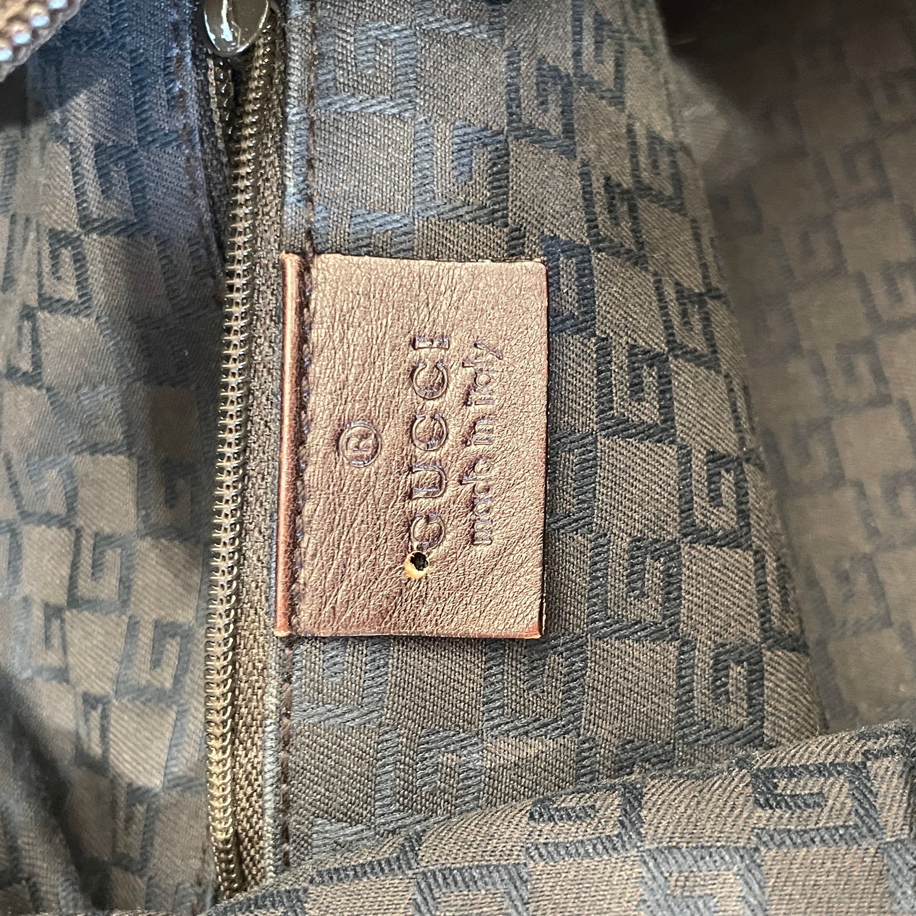 GUCCI/Bag/Monogram/Nylon/BRW/GG HOBO XL view 5