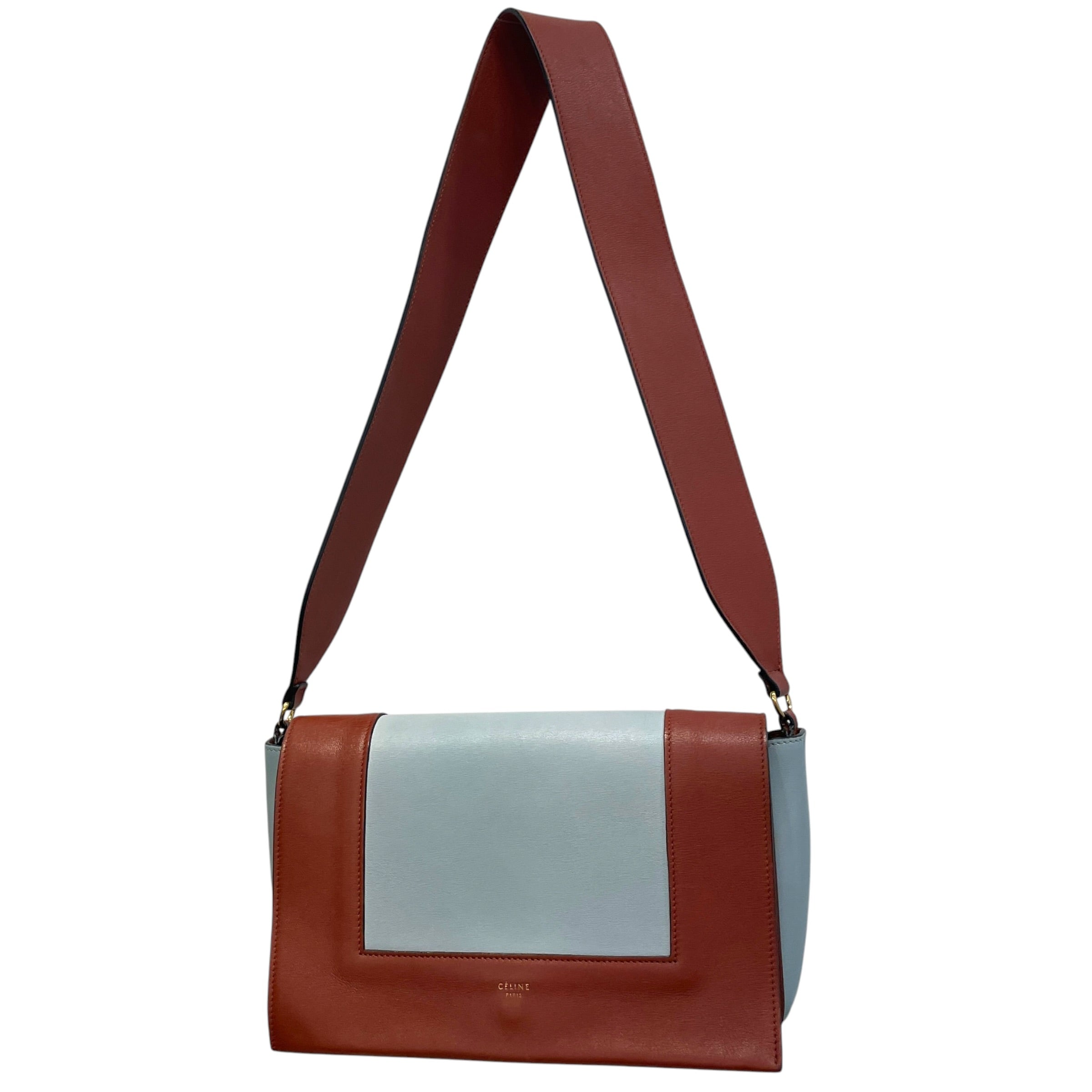 CELINE/Cross Body Bag/Leather/BLU/Frame view 1