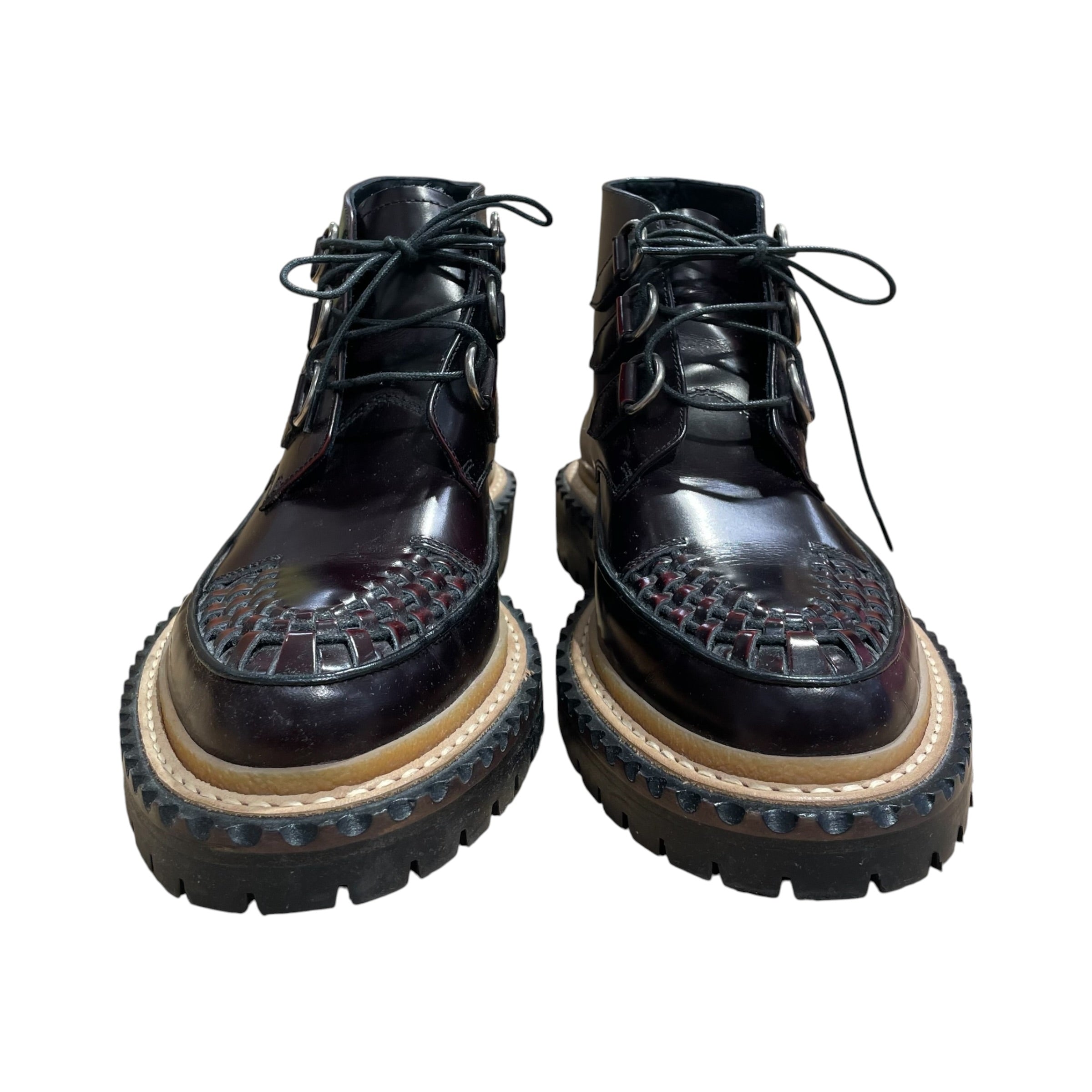 BURBERRY LONDON/Boots/EU 37.5/Leather/BRD/Melton creeper boots view 3