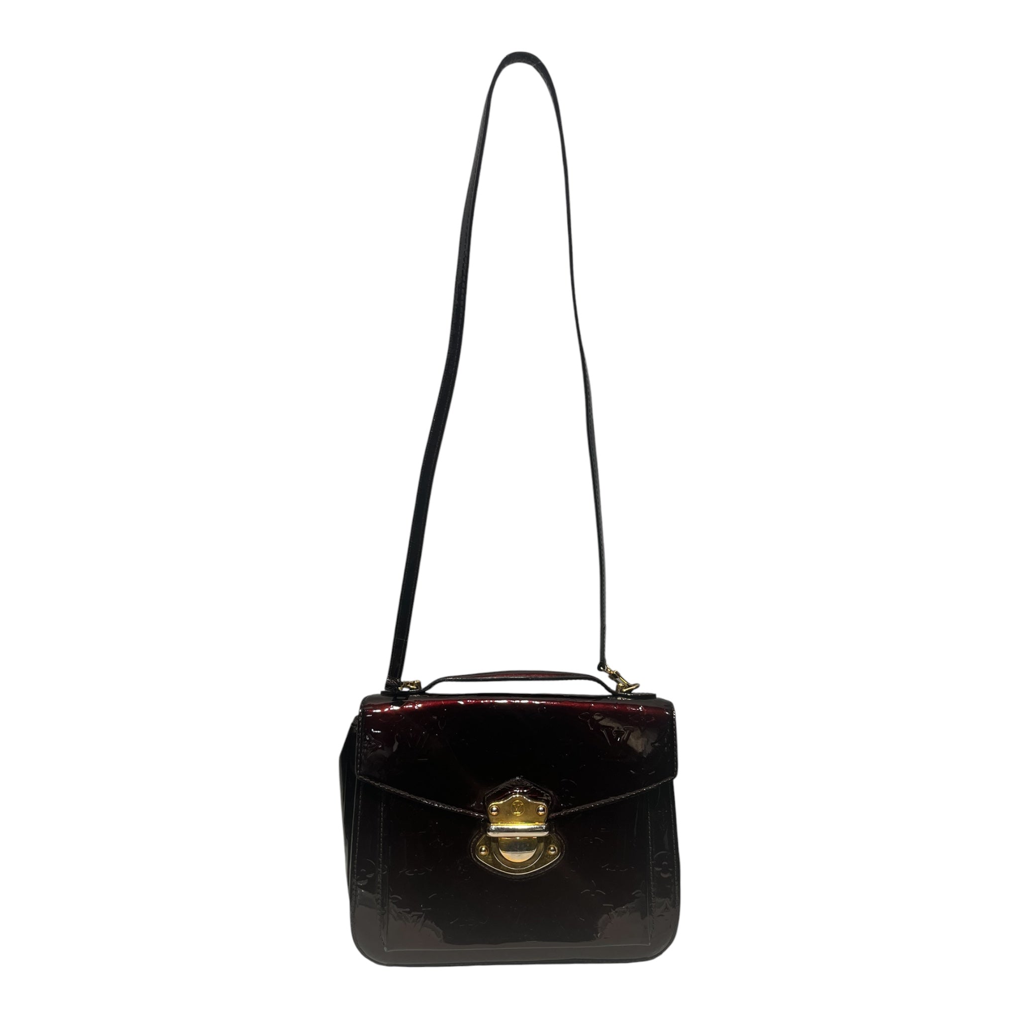 LOUIS VUITTON/Bag/Leather/RED/Armarante Vernis view 1