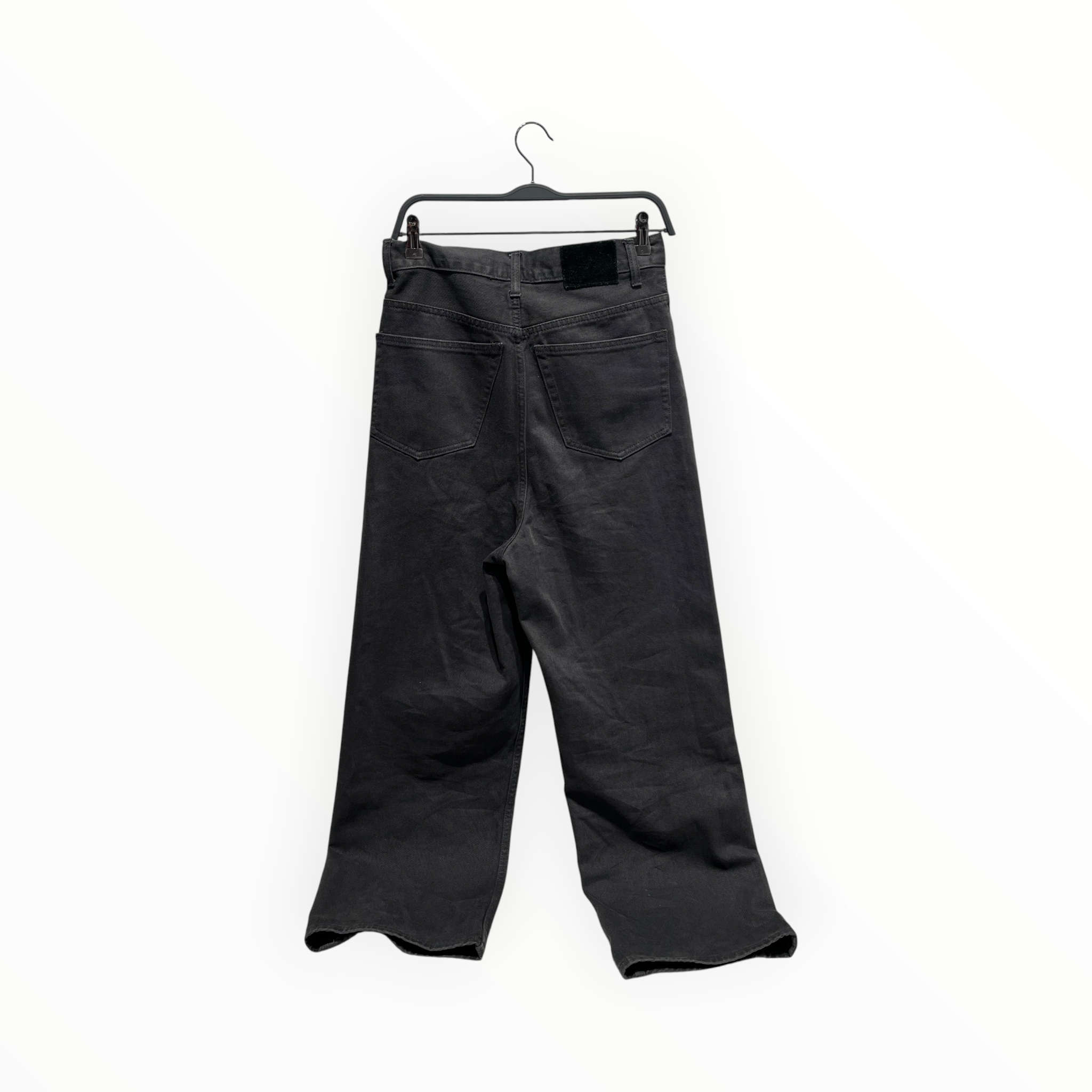 VUJA DE/Straight Pants/26/Cotton/BLK/BUTTON UP FLY view 2