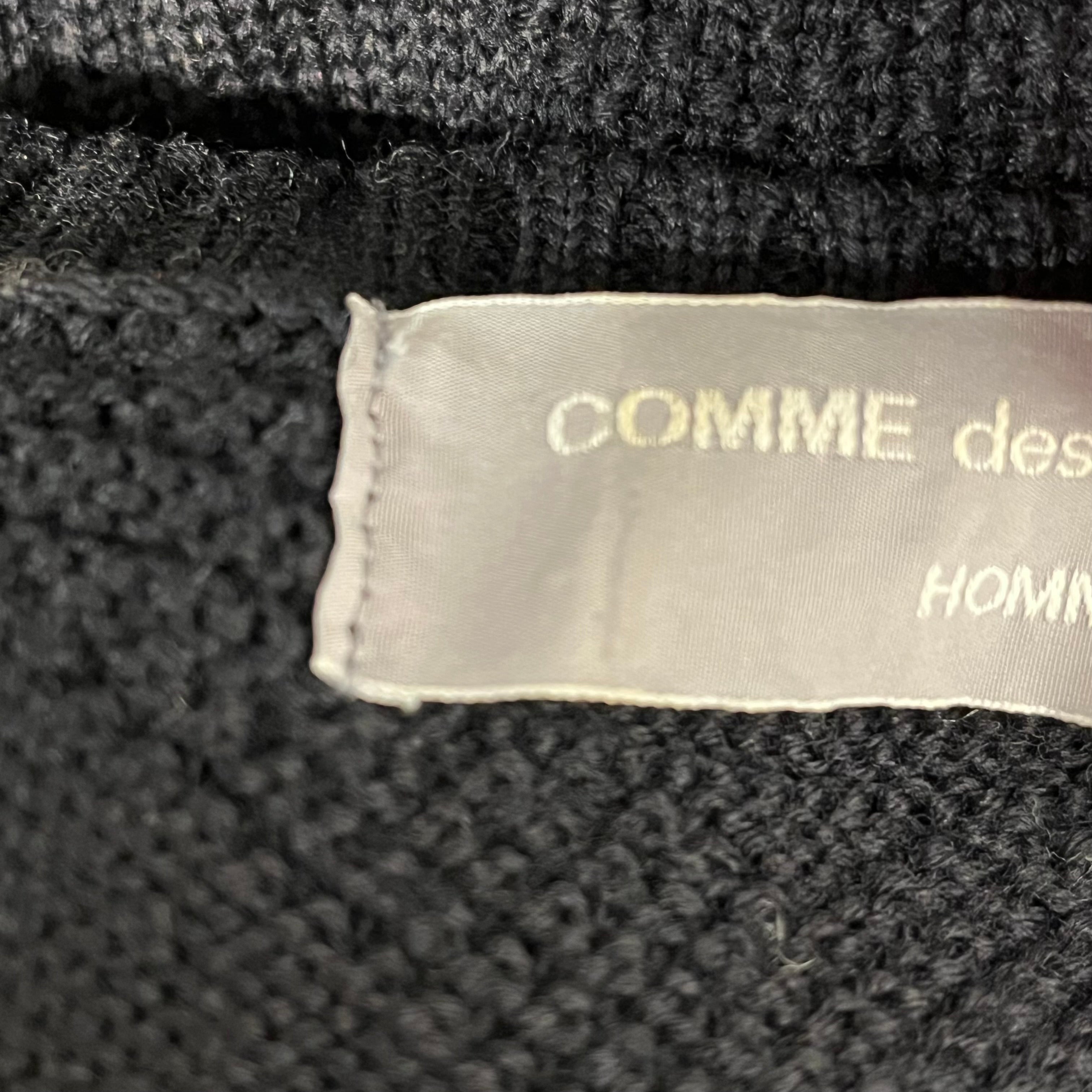 COMME des GARCONS HOMME/Cardigan/Wool/BLK/HN-070110 GREEN CHECKER view 6