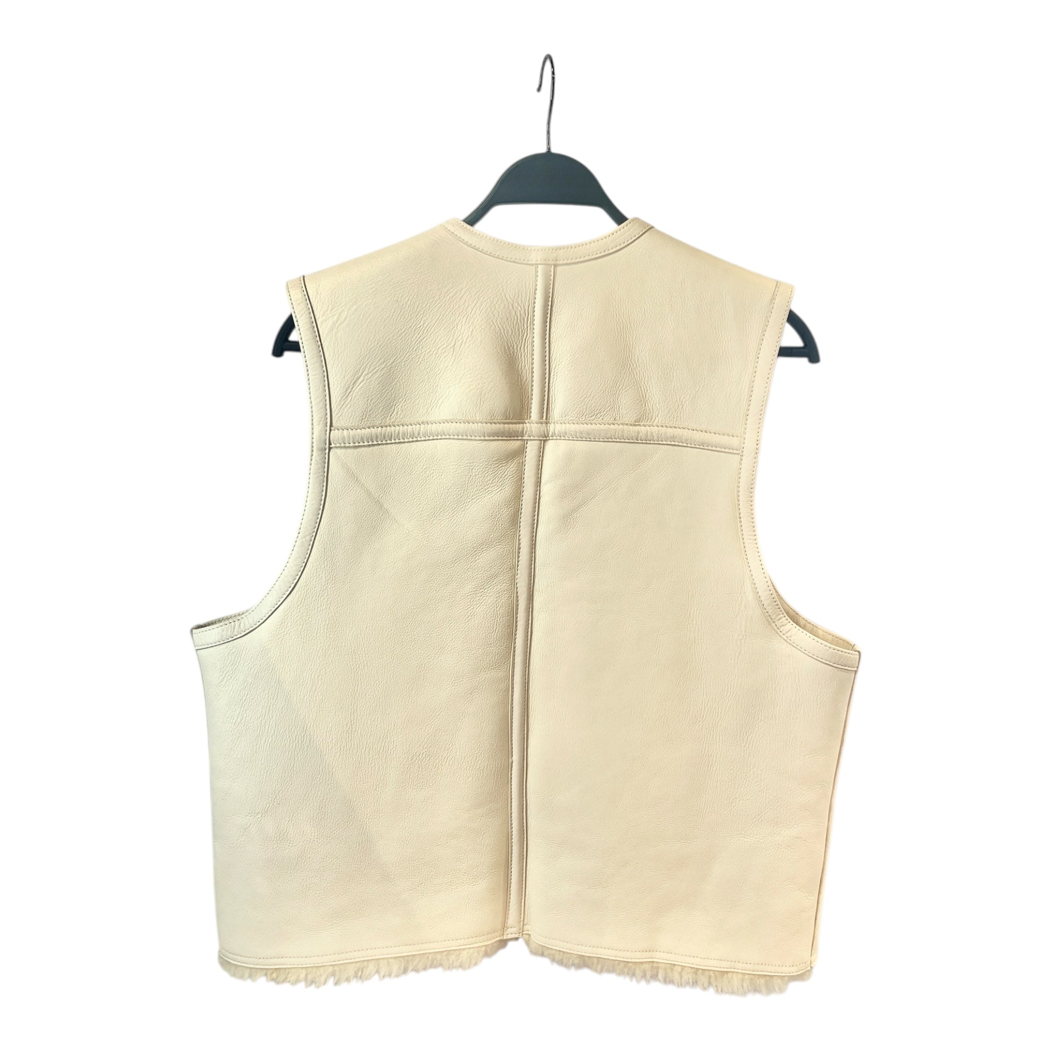 OUR LEGACY/Vest/Leather/CRM/REVERSIBLE SHEARLING view 2