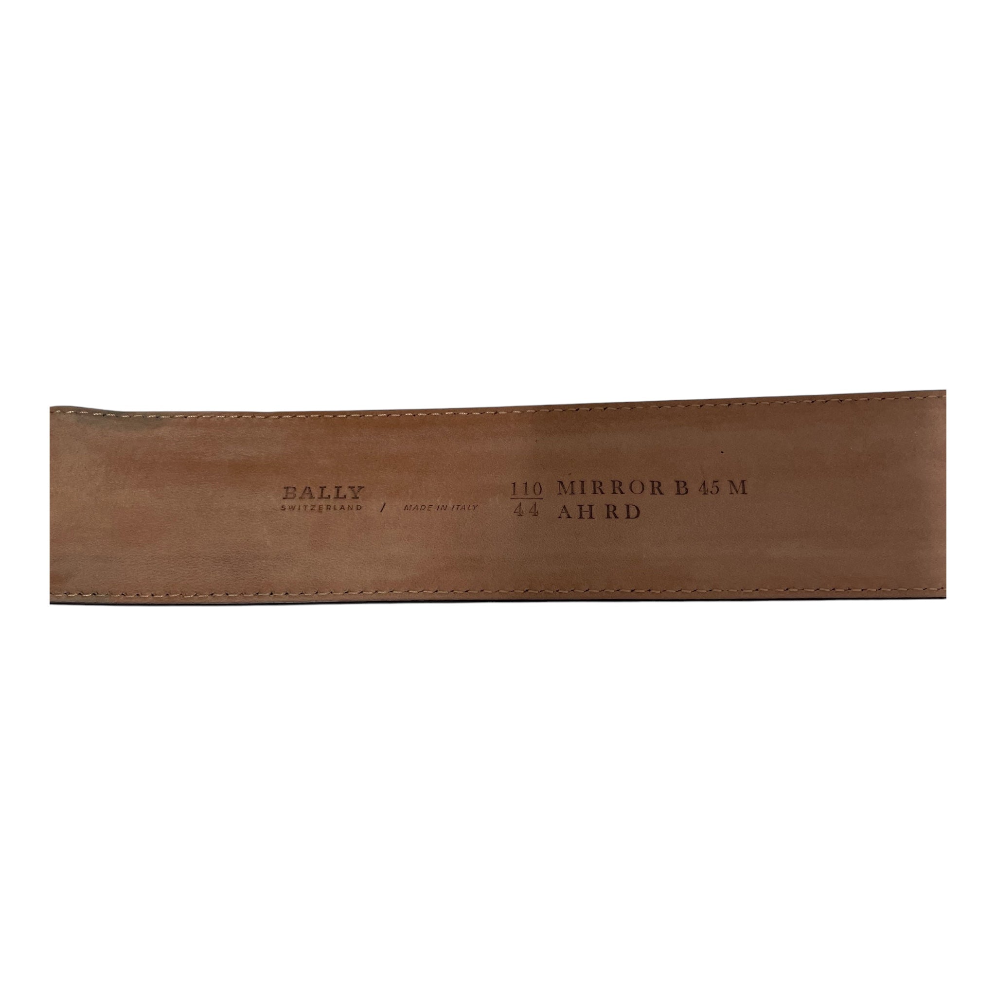 BALLY/Belt/Leather/BLK/DOUBLE B BELT view 3
