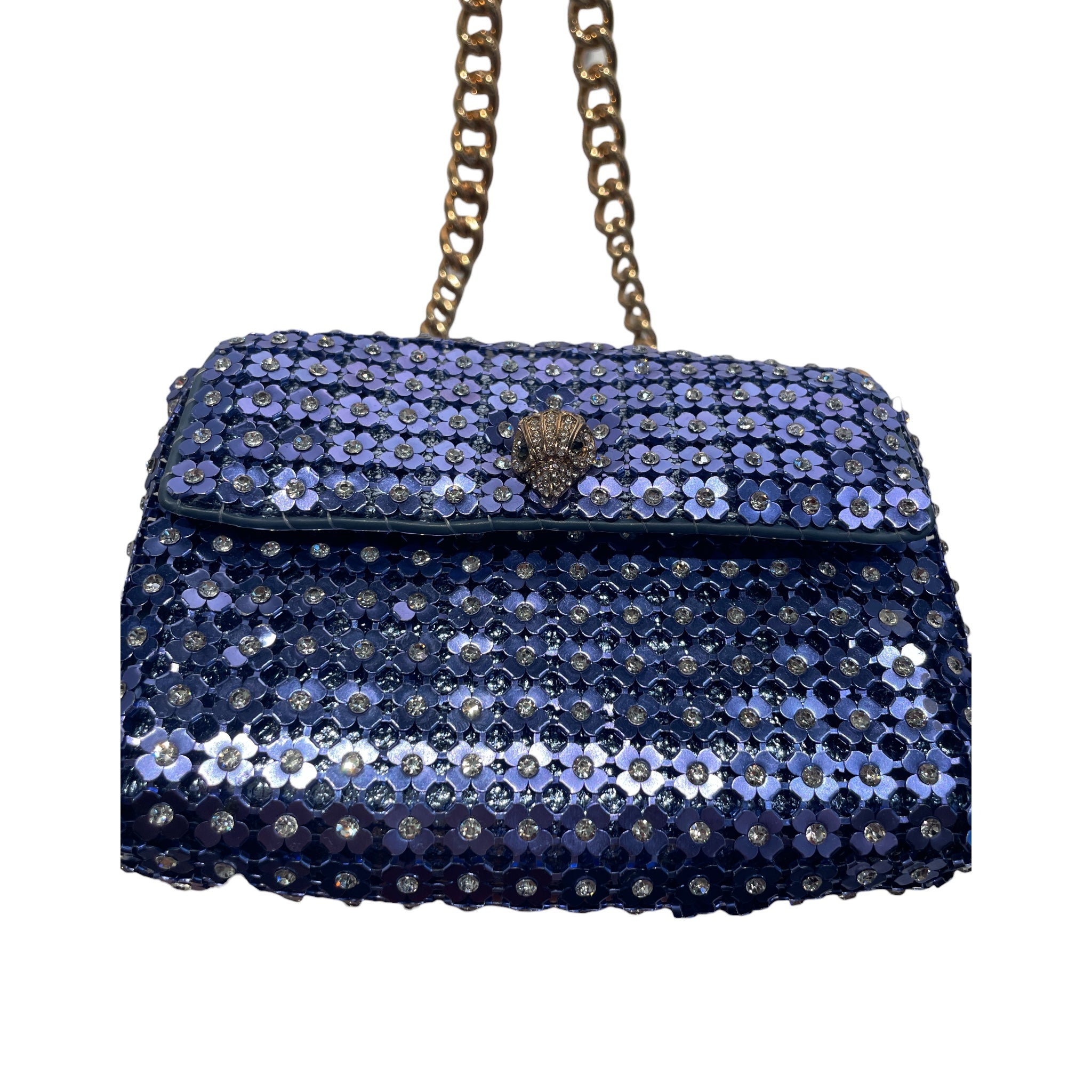 Kurt Geiger/Cross Body Bag/Floral Pattern/BLU/ view 5