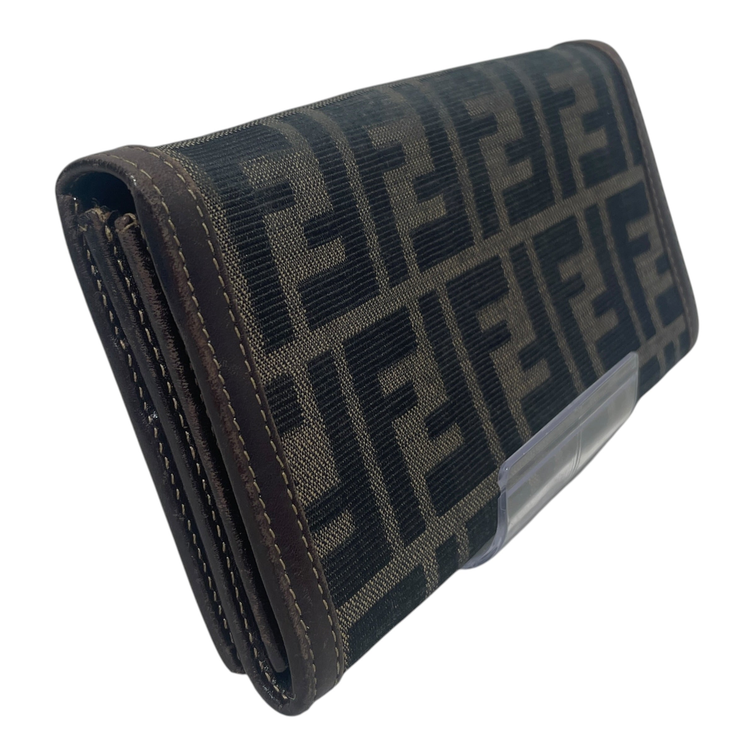 FENDI/Long Wallet/Monogram/Leather/BRW/L's/Zucca FF Continental Wallet view 2