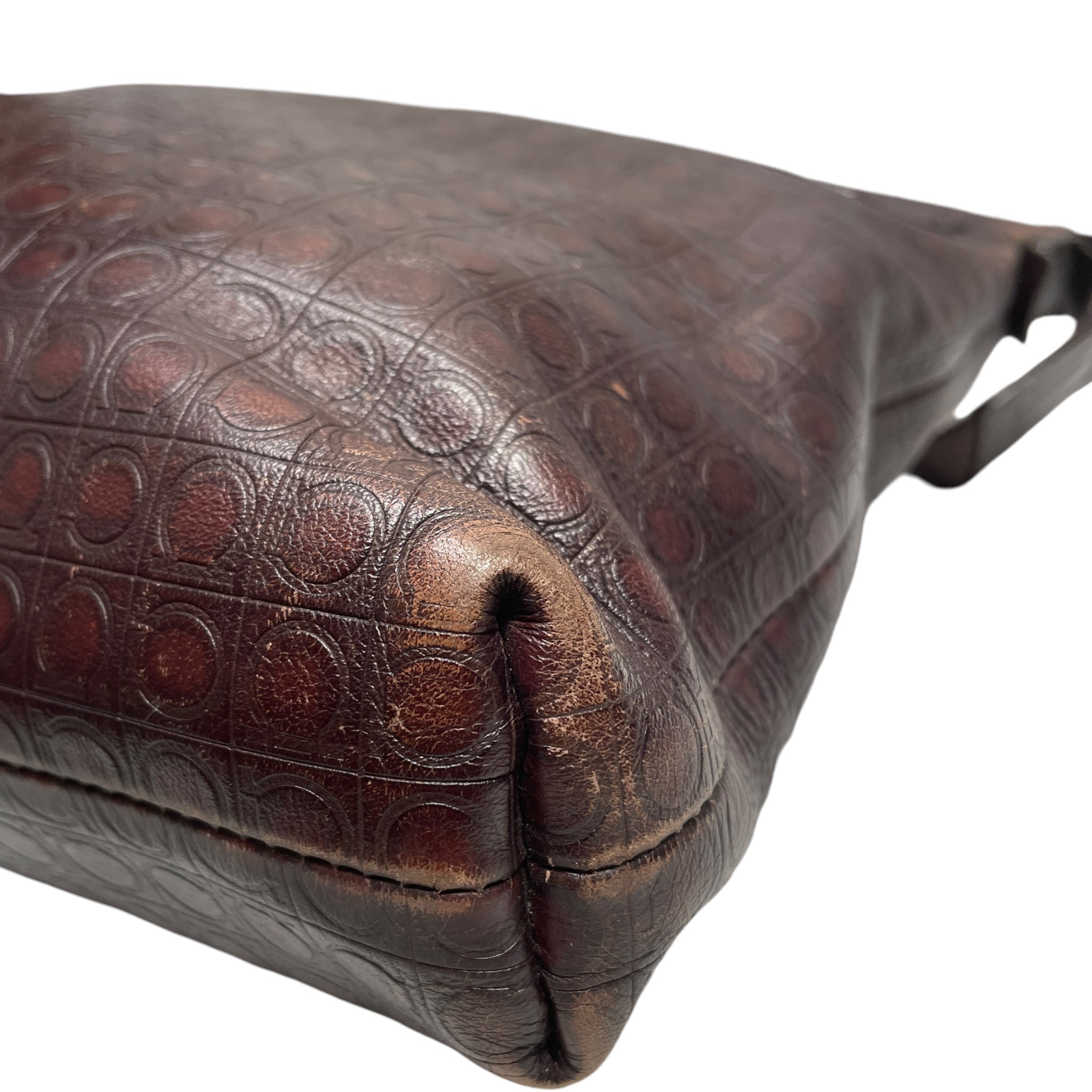 Salvatore Ferragamo/Cross Body Bag/Leather/BRW/ view 9