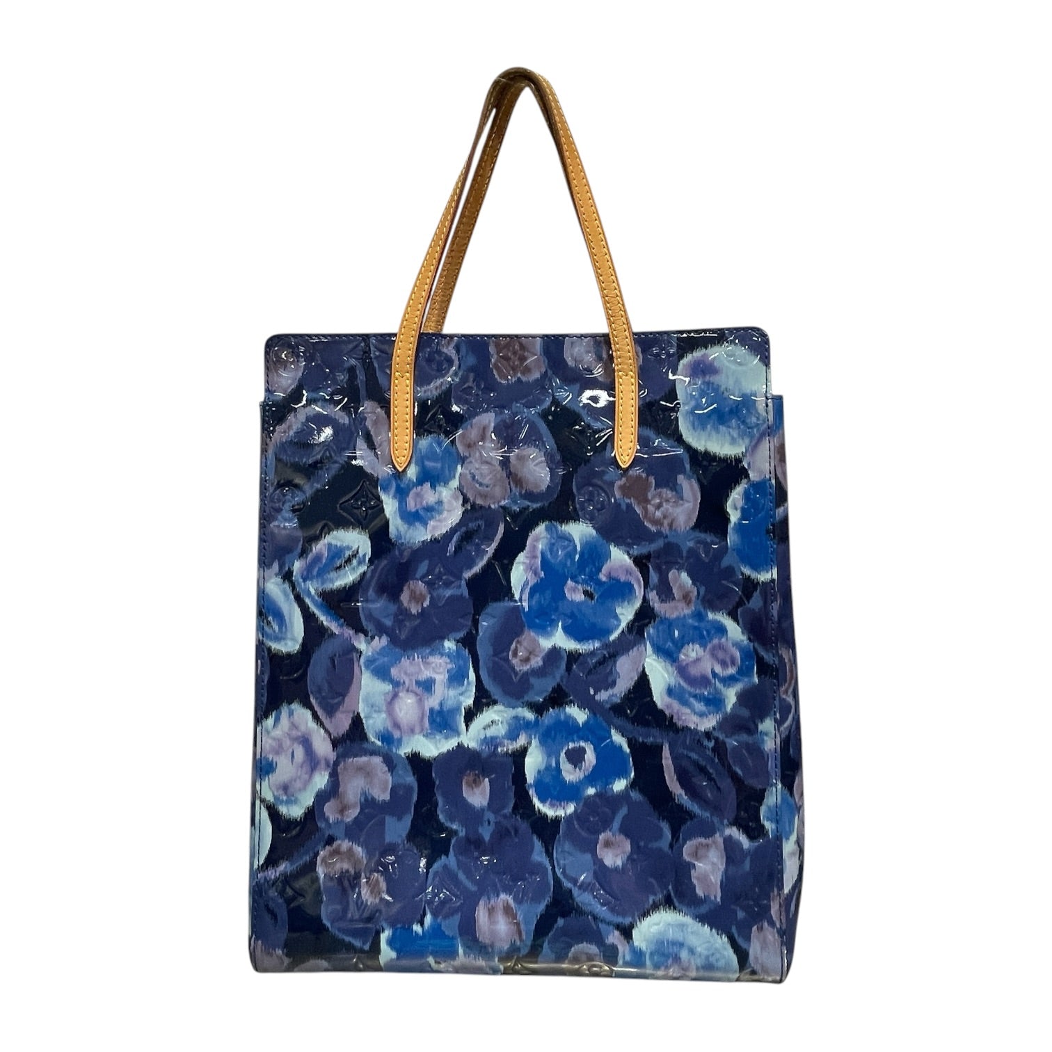 LOUIS VUITTON/Hand Bag/All Over Print/Leather/BLU/VERNIS IKAT CATALINA view 1
