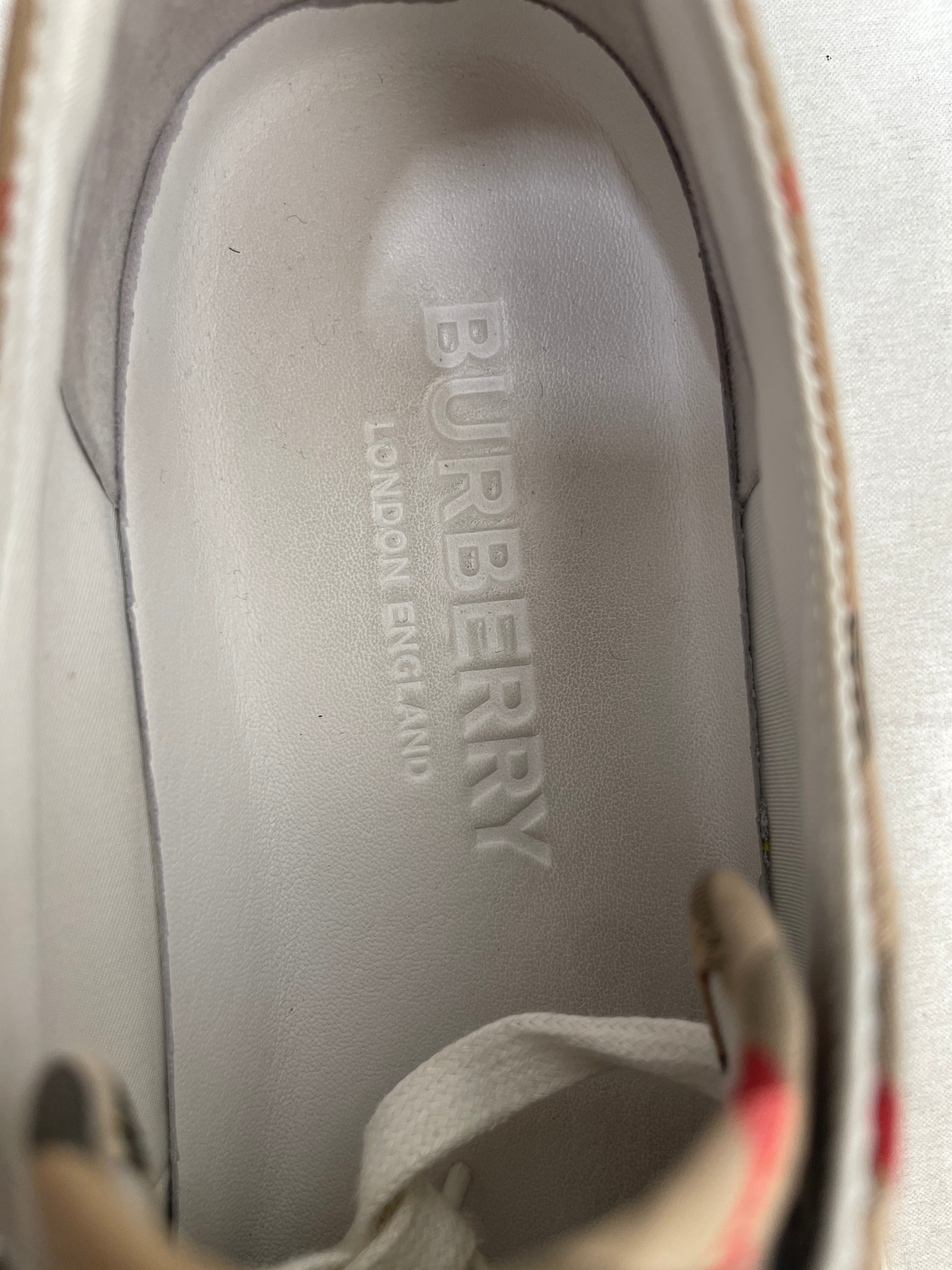 BURBERRY/Low-Sneakers/EU 40/Cotton/BRW/nova check pattern view 3