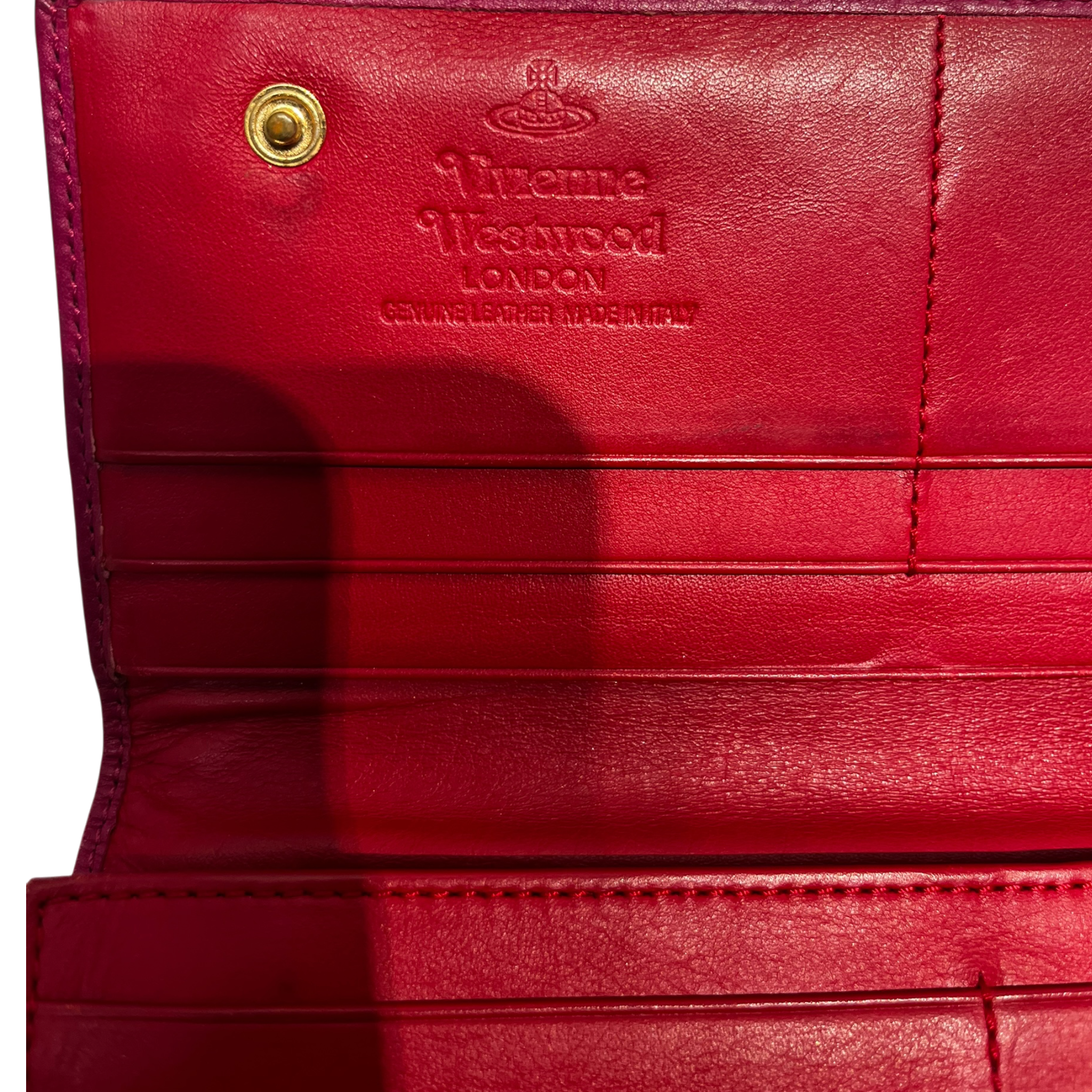 Vivienne Westwood/Long Wallet/Leather/PNK/BLURDGRNBSLVREMBLEM view 5