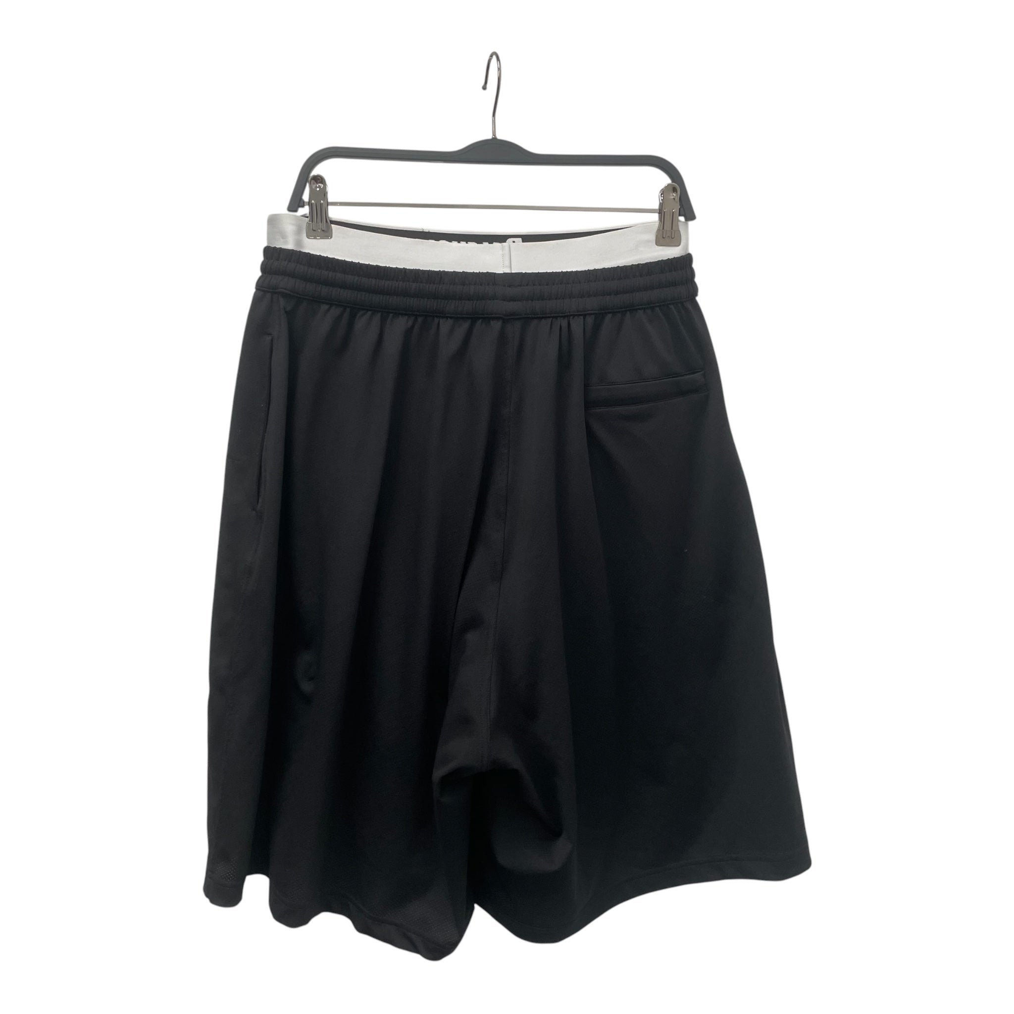 BALENCIAGA/Shorts/XL/Nylon/BLK/WHITEWAISTBAND view 2