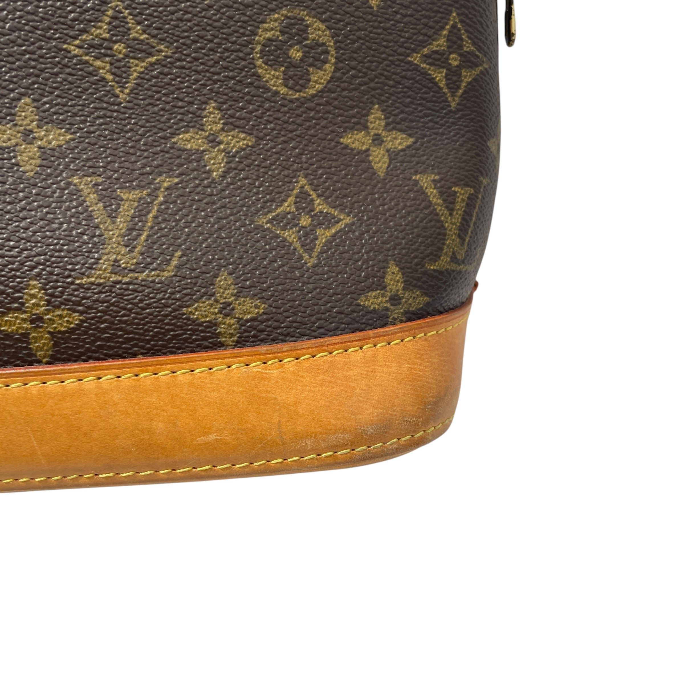 LOUIS VUITTON/Hand Bag/Monogram/Leather/BRW/Alma Handbag view 4