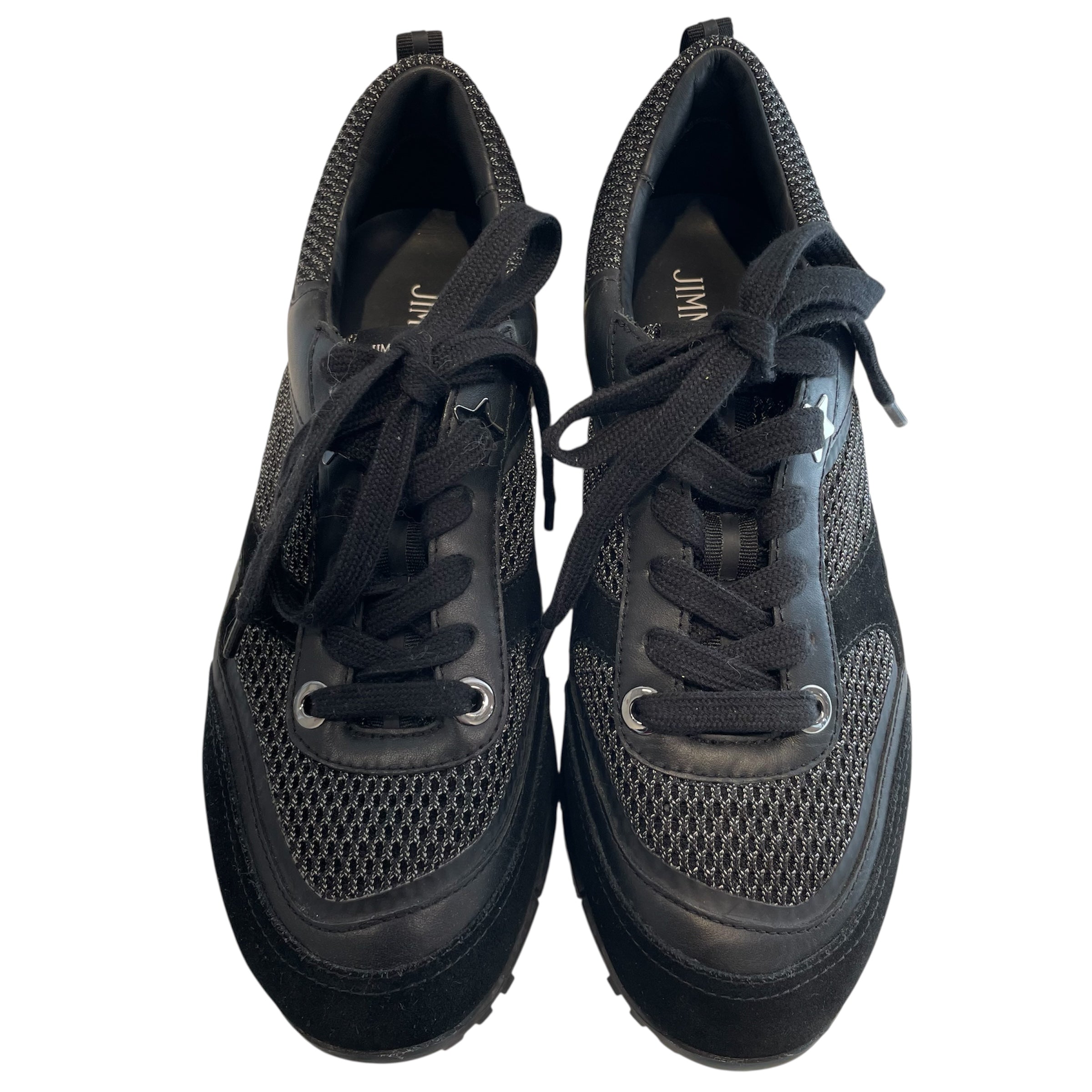 JIMMY CHOO/Low-Sneakers/EU 40/Leather/BLK/ view 3