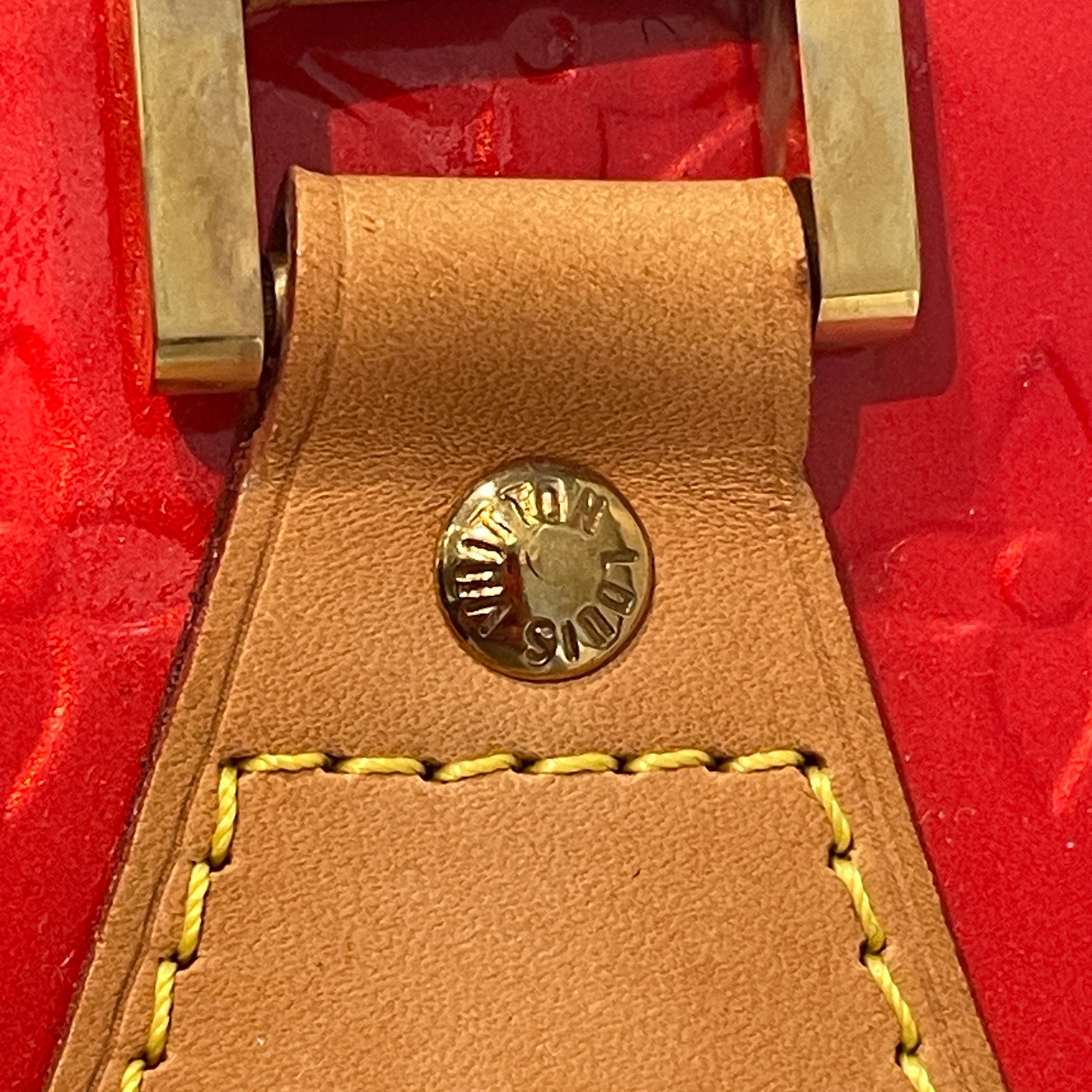 LOUIS VUITTON/Tote Bag/Monogram/Leather/RED/Vernis Tote BAg view 5