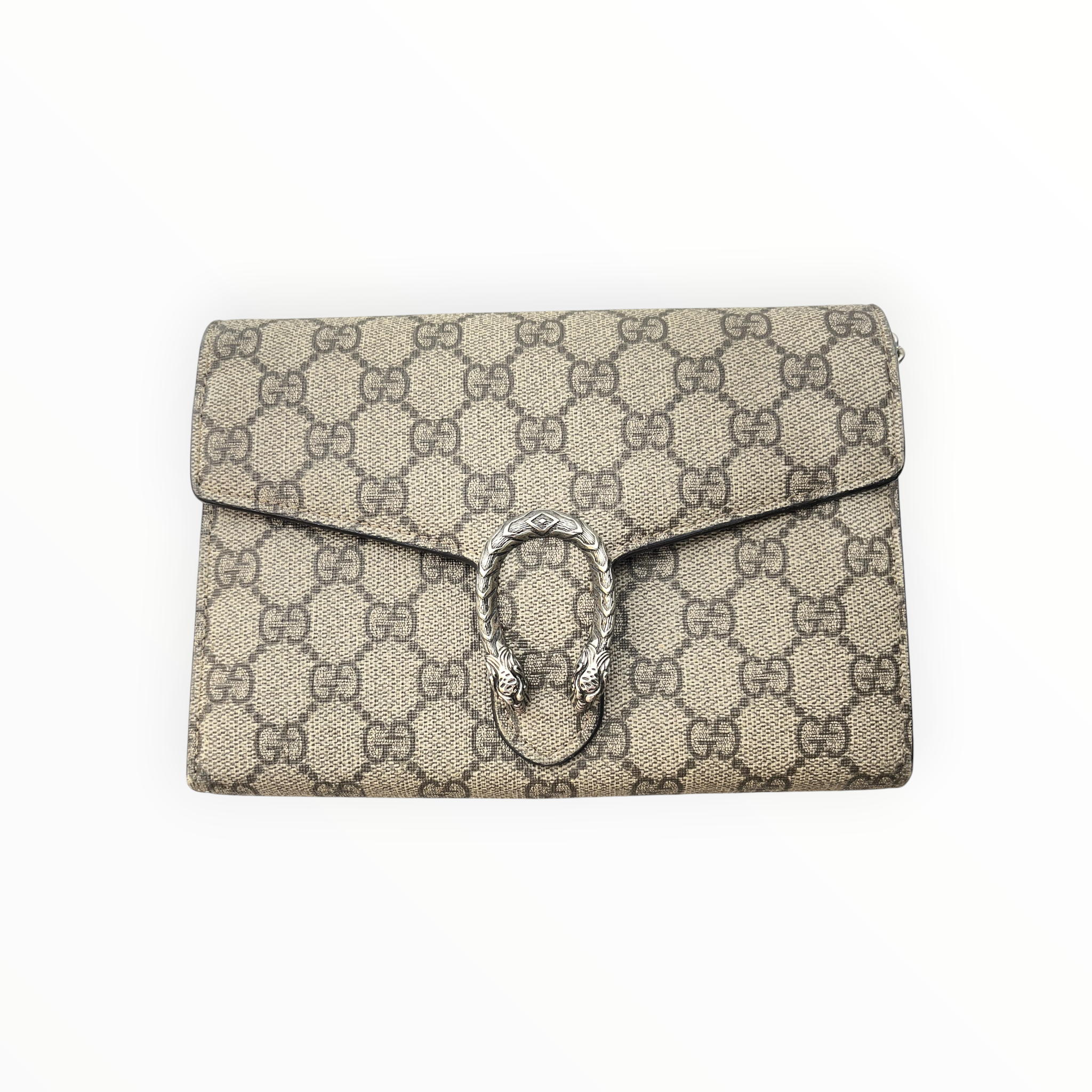 GUCCI/Cross Body Bag/Monogram/Leather/BRW/DYONISUS RED INNER WALLET view 3