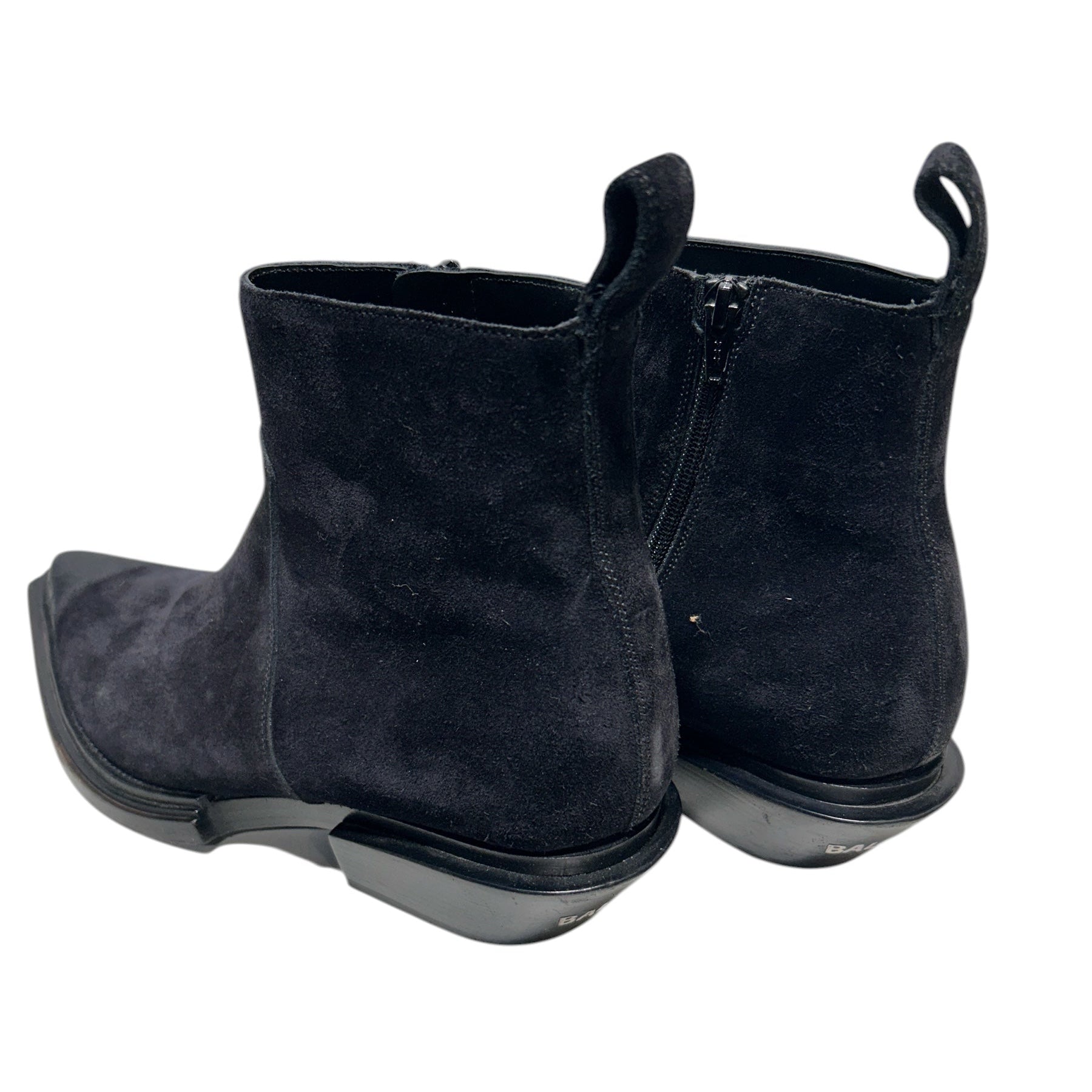 BALENCIAGA/Cowboy Boots/EU 41/Suede/BLK/ view 2
