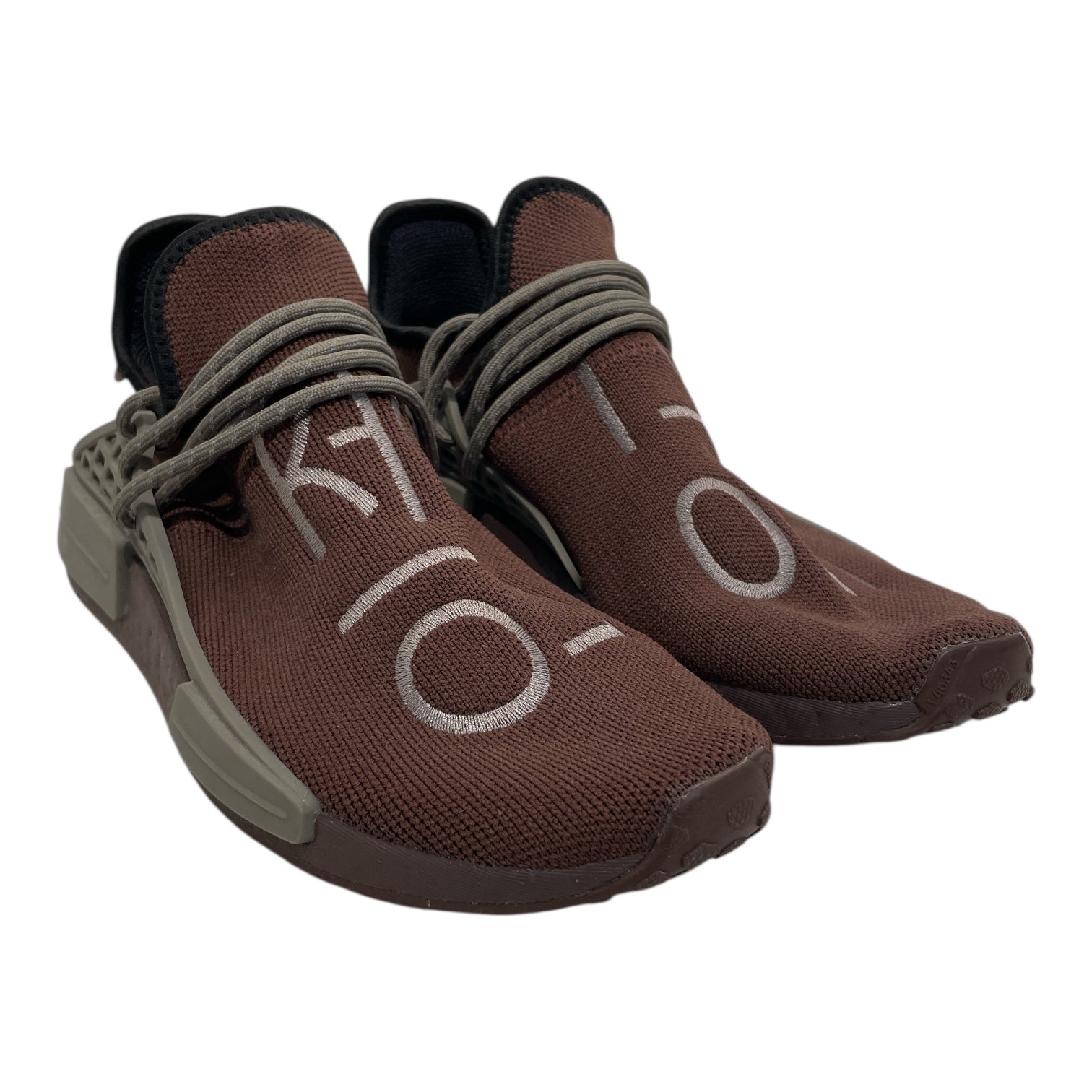 adidas/Low-Sneakers/US 10/Cotton/BRW/NMD HU PHARRELL CHOCOLATE view 1