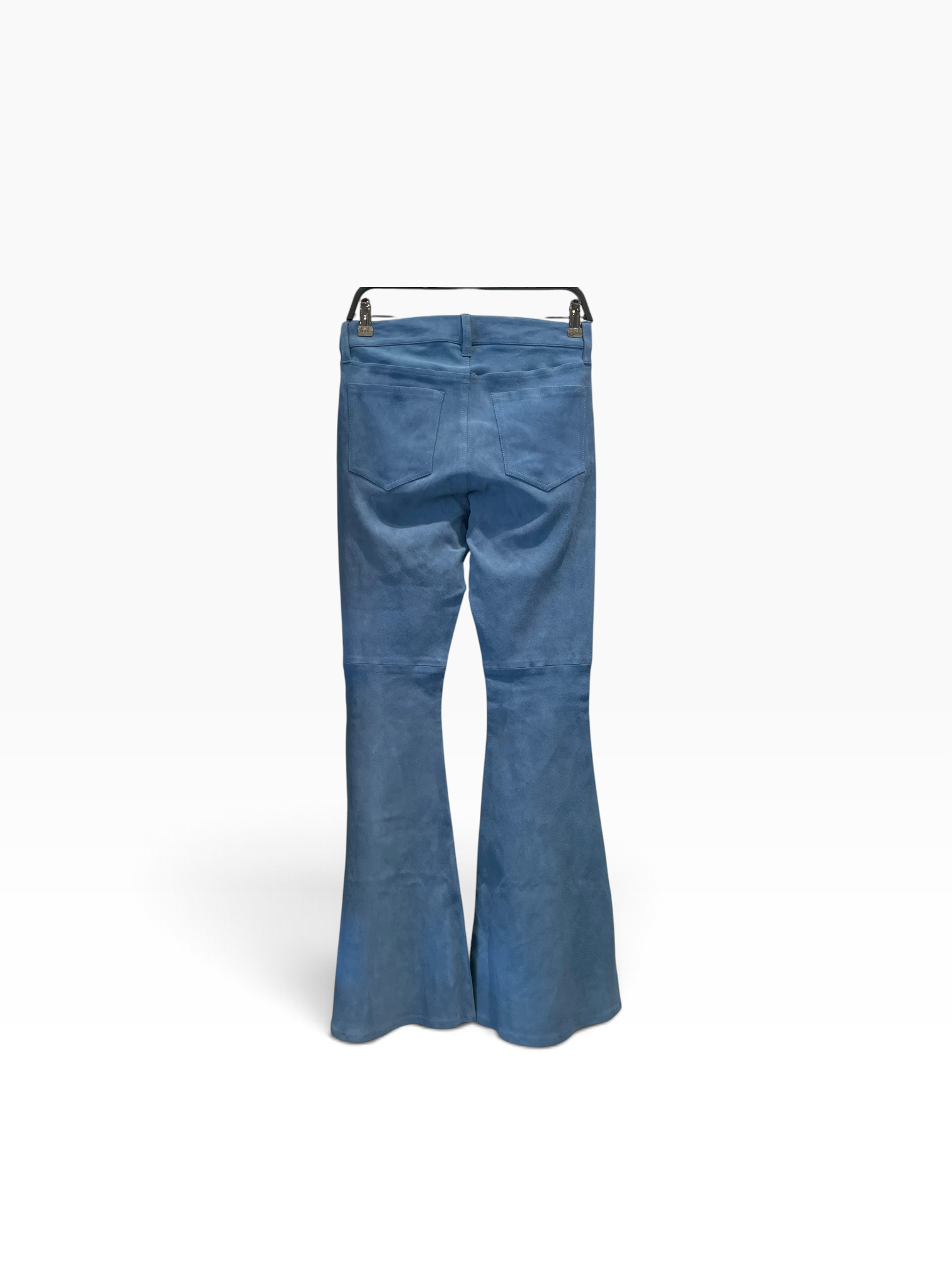 POLO RALPH LAUREN/Wide Leg Pants/6/Lambskin/IDG/suede flared/silver rivets view 2