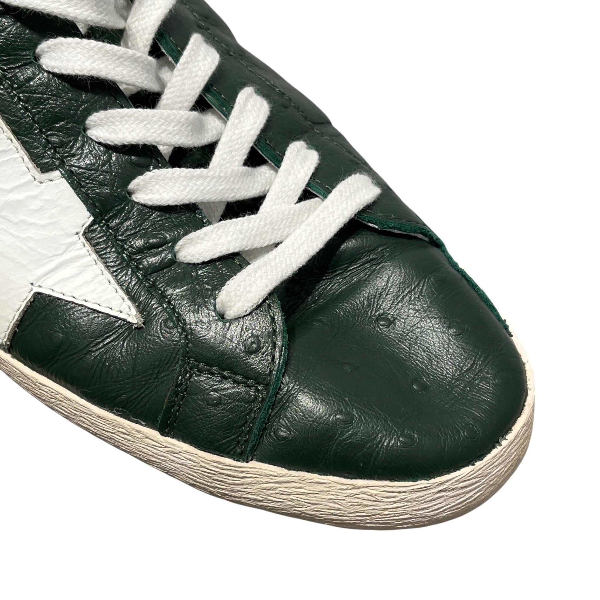 GOLDEN GOOSE/Low-Sneakers/EU 43/GRN/SUPERSTAR TEXTURED GREEN view 5