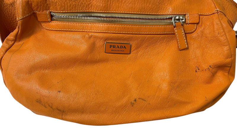 PRADA/Hand Bag/Leather/ORN/129