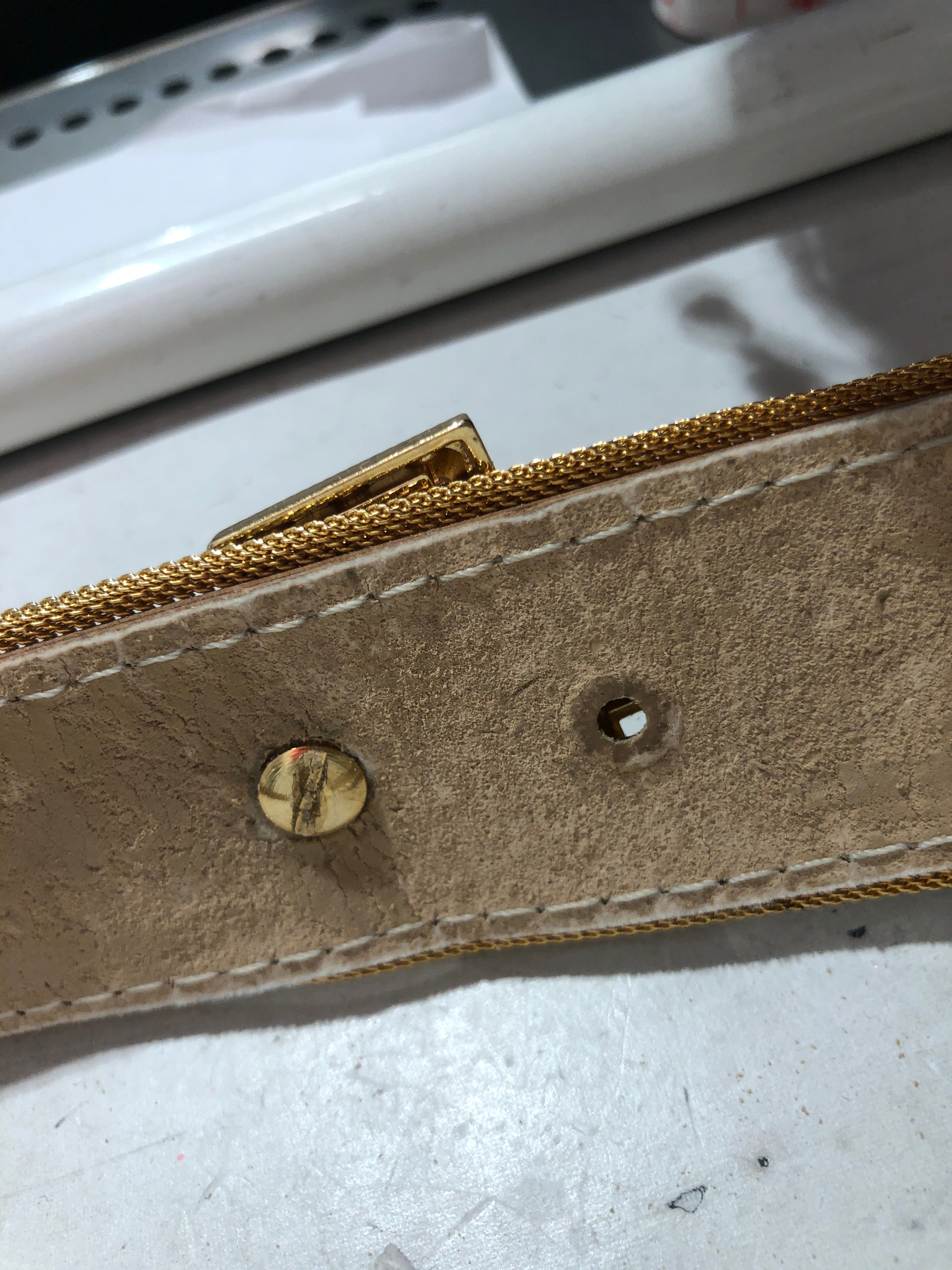 b.b.simon/Belt/Paisley/GLD/western style CROSS view 3