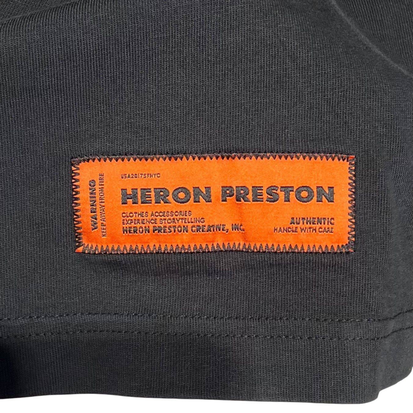 HERON PRESTON/T-Shirt/M/Cotton/BLK/MockNeck view 4