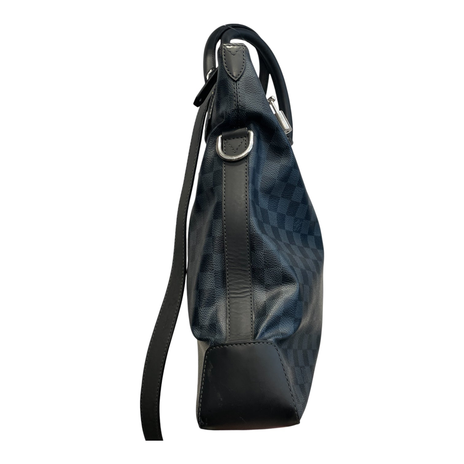 LOUIS VUITTON/Cross Body Bag/All Over Print/Leather/BLK/Damier Cobalt Messenger view 3