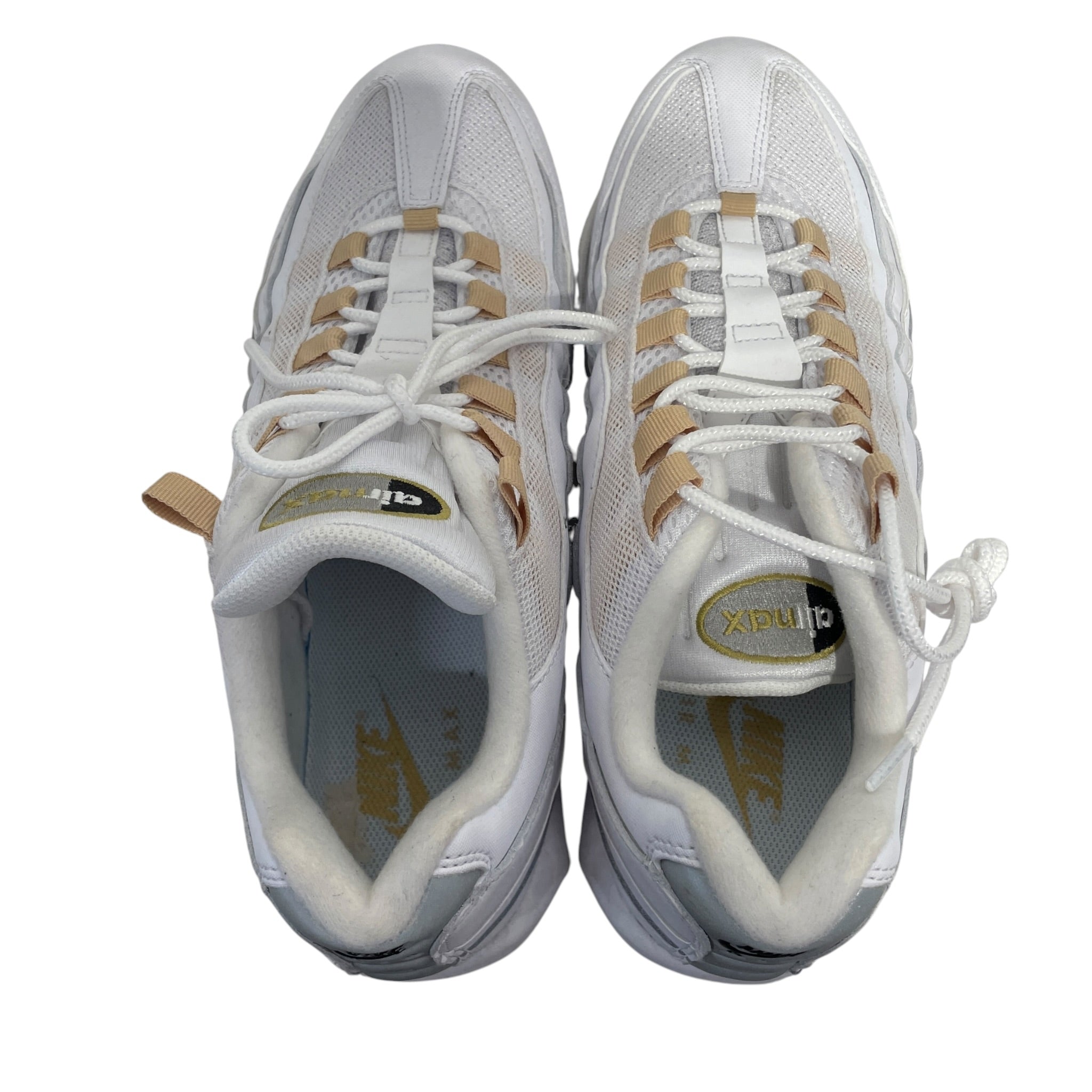NIKE/Low-Sneakers/US 11.5/WHT/AIR MAX 95 GOLD HIT view 4