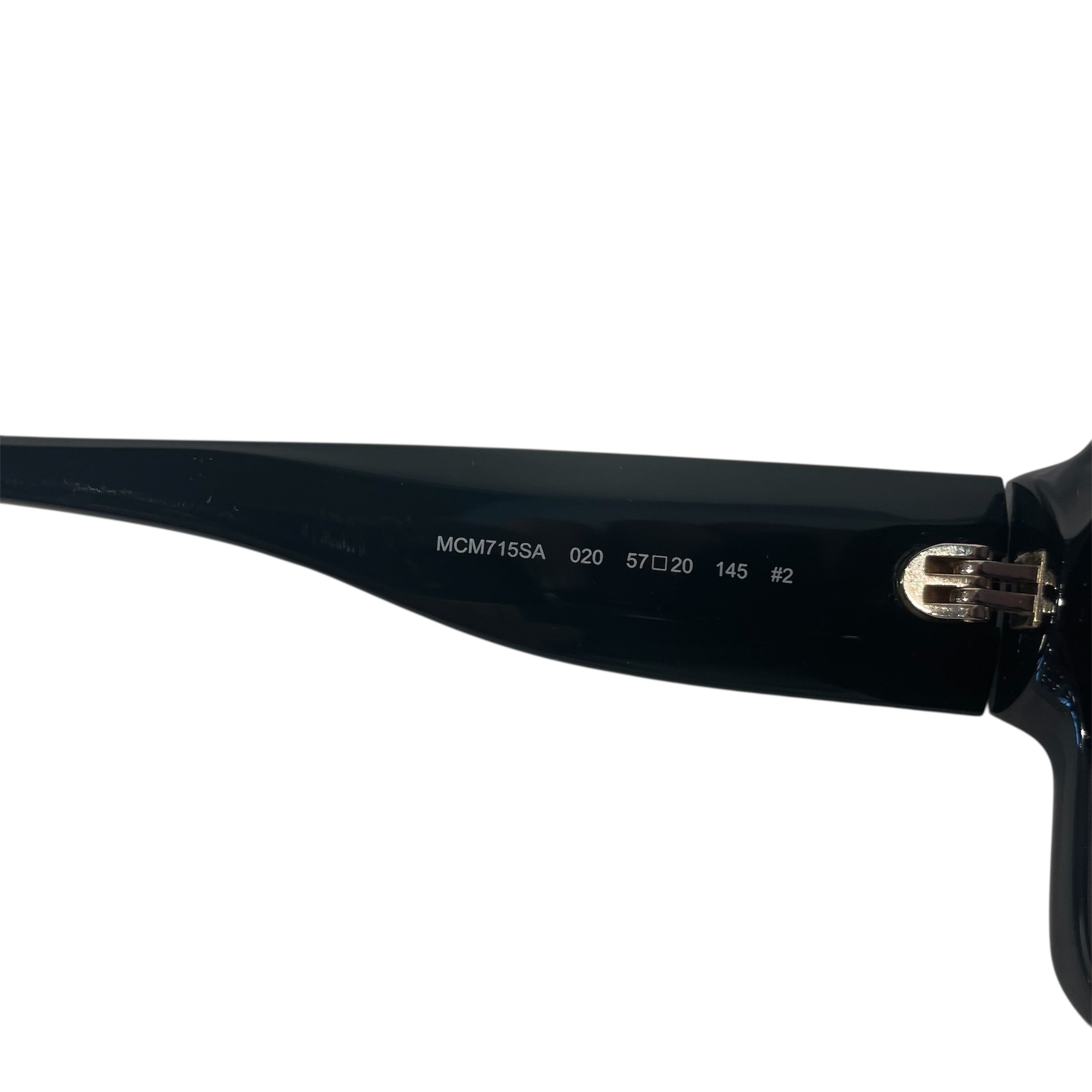 MCM/Sunglasses/Monogram/Plastic/BLK/MCM715 view 3