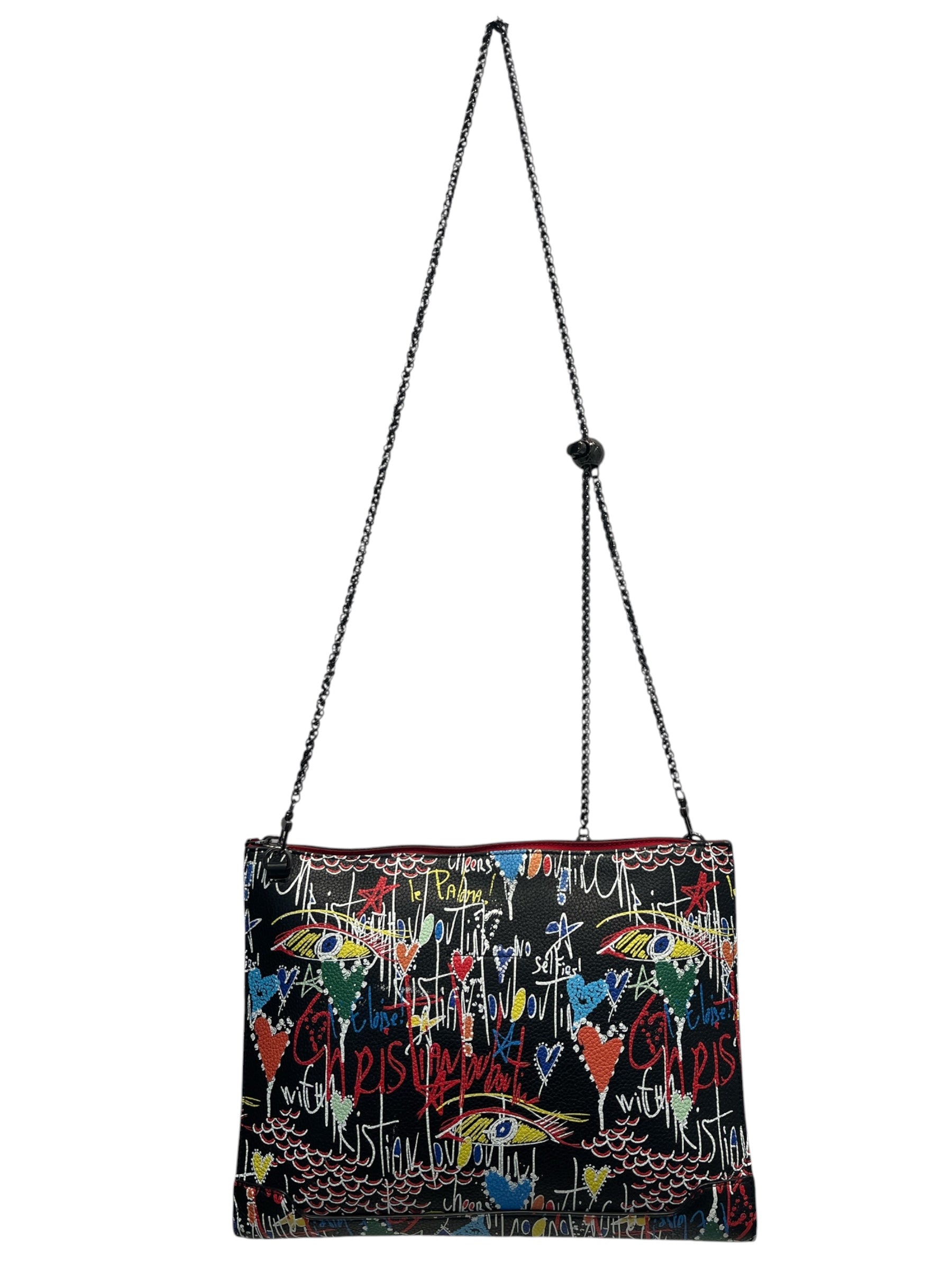 Christian Louboutin/Bag/All Over Print/Leather/BLK/GRAFFITI PRINT view 2