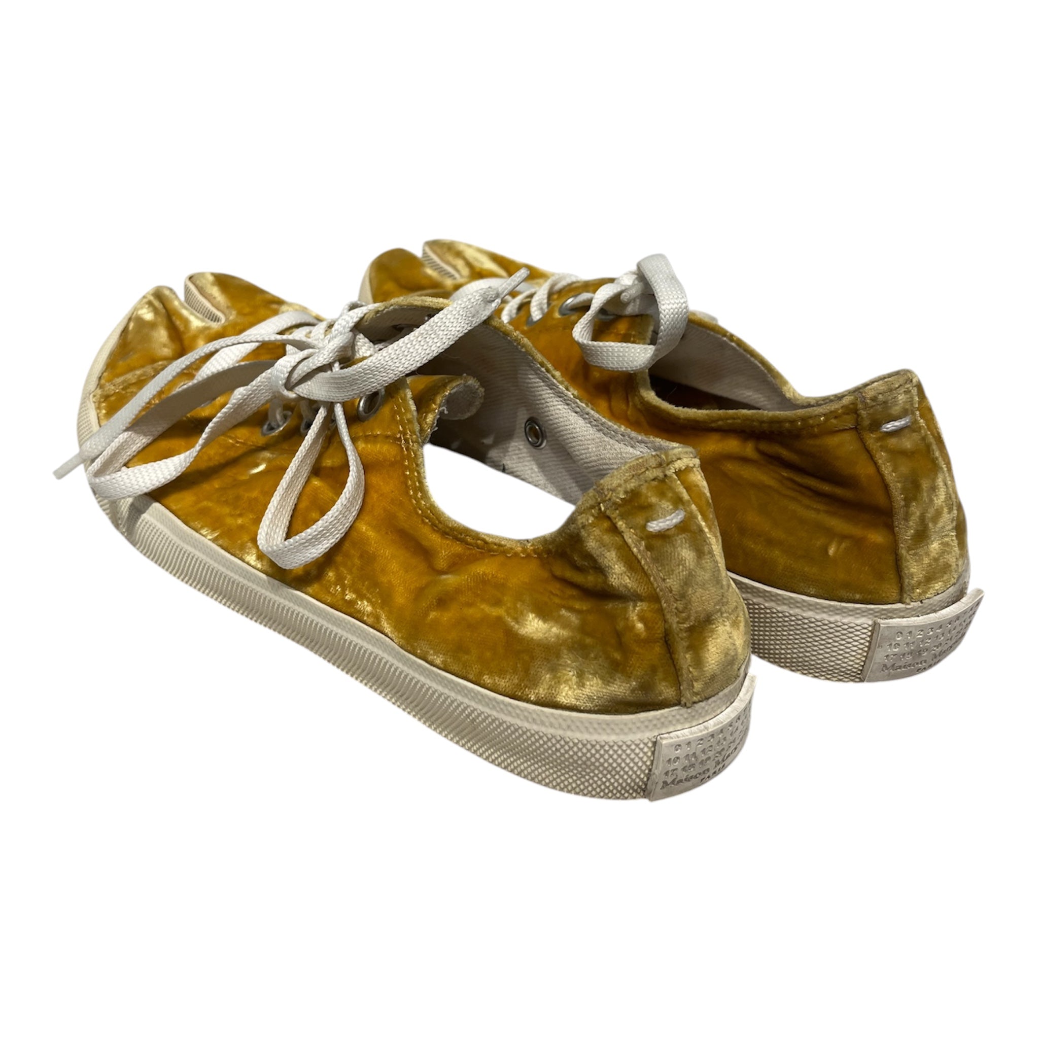 Maison Margiela/Low-Sneakers/US 7/Velour/YEL/MAISON MARGIELA VELOUR SHOES view 2