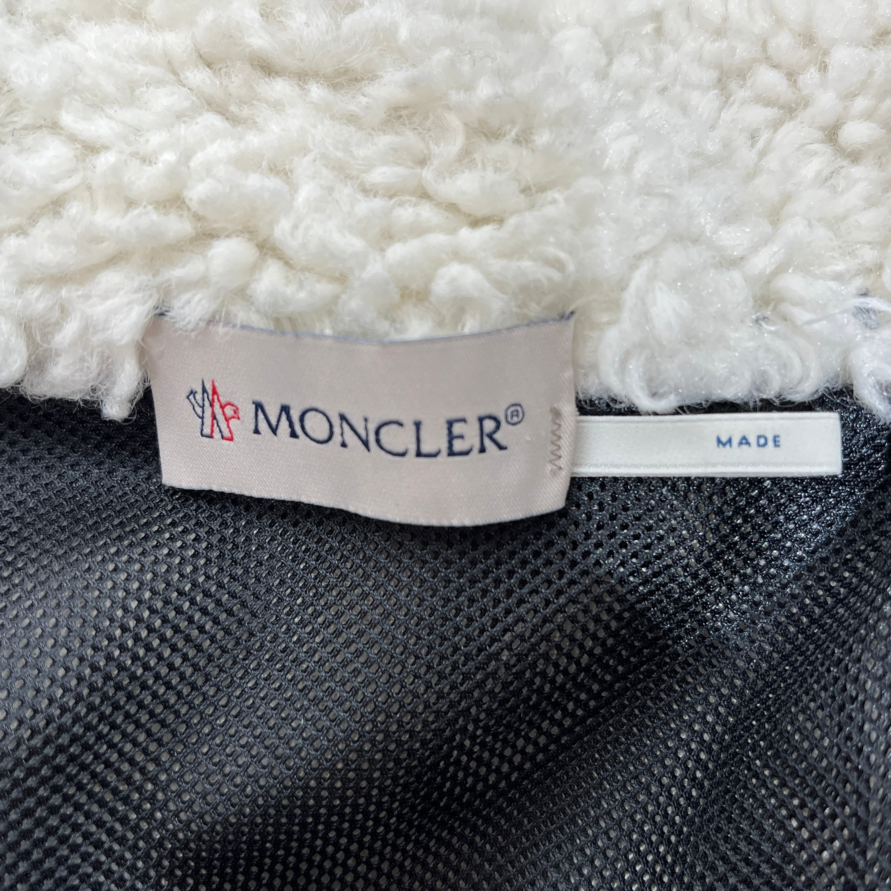 MONCLER/Fleece Jkt/XL/Fake Fur/WHT/ view 3