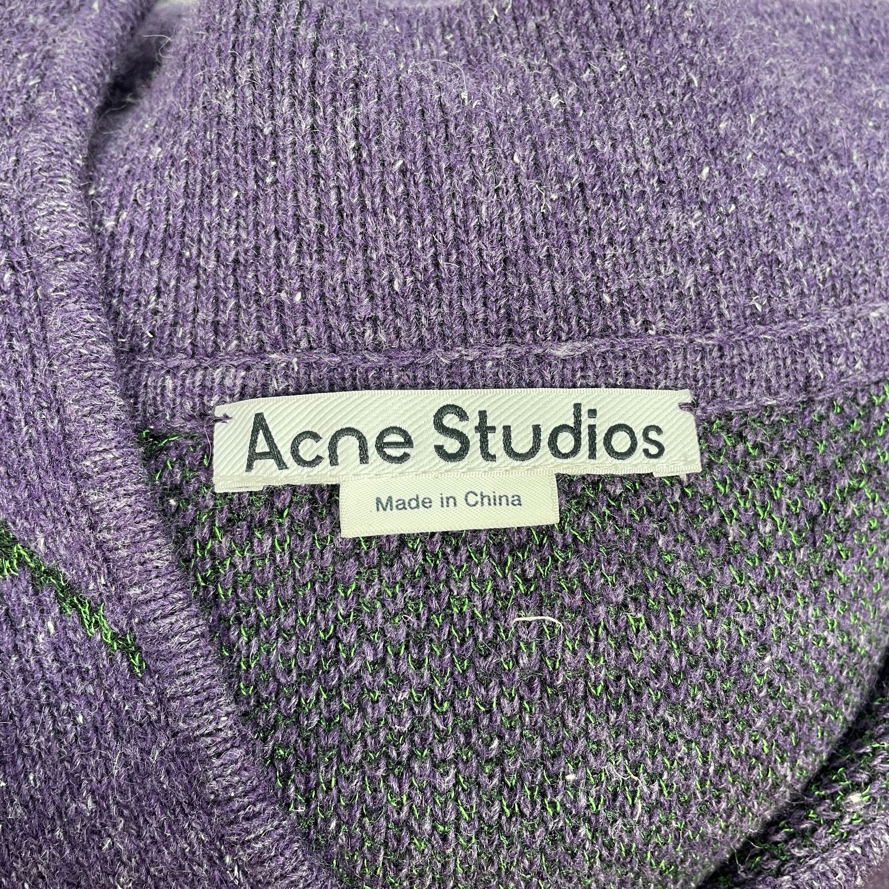 Acne Studios/Sweater/XL/Wool/PPL/POLO JACQAURD view 5