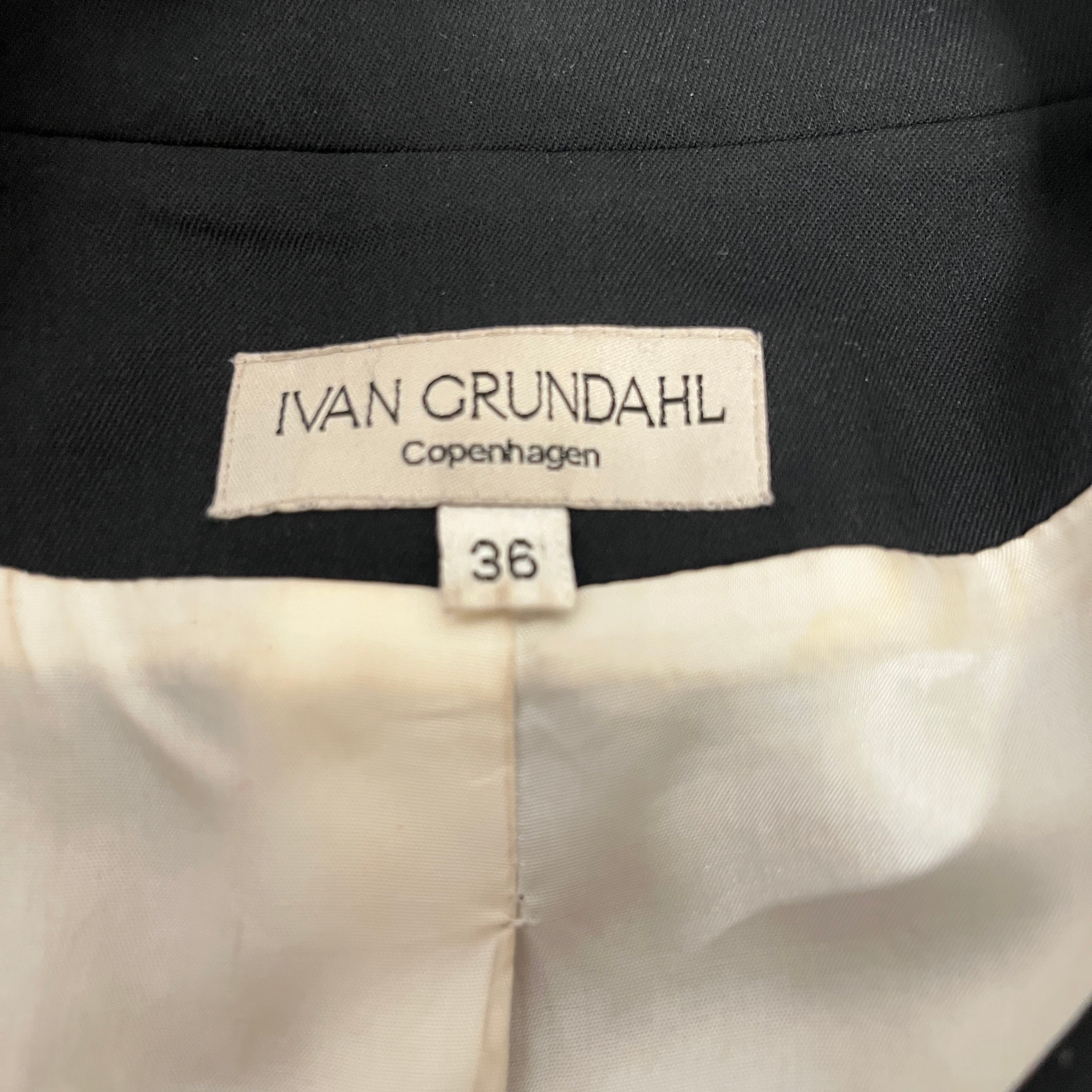 IVAN GRUNDAHL/Jacket/36/BLK/ASYMMETRIC TAILORED JKT view 3