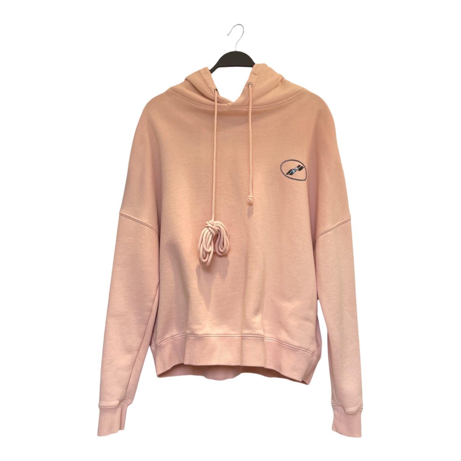 WE11DONE/Hoodie/XS/Cotton/PNK/WE11DONE TRIPLE LOGO BACK view 1