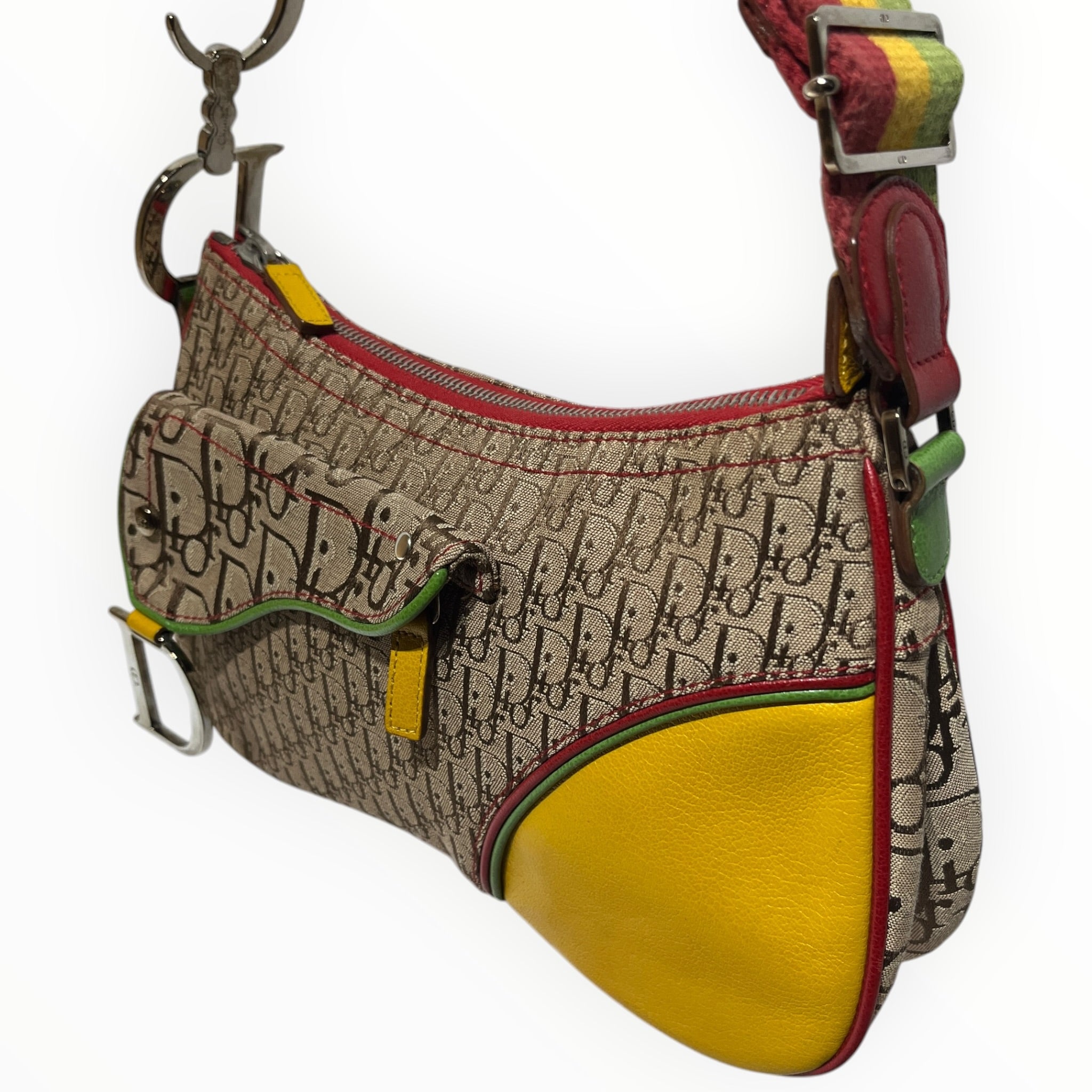 Christian Dior/Hand Bag/All Over Print/Cotton/BEG/Rasta Trotter view 5