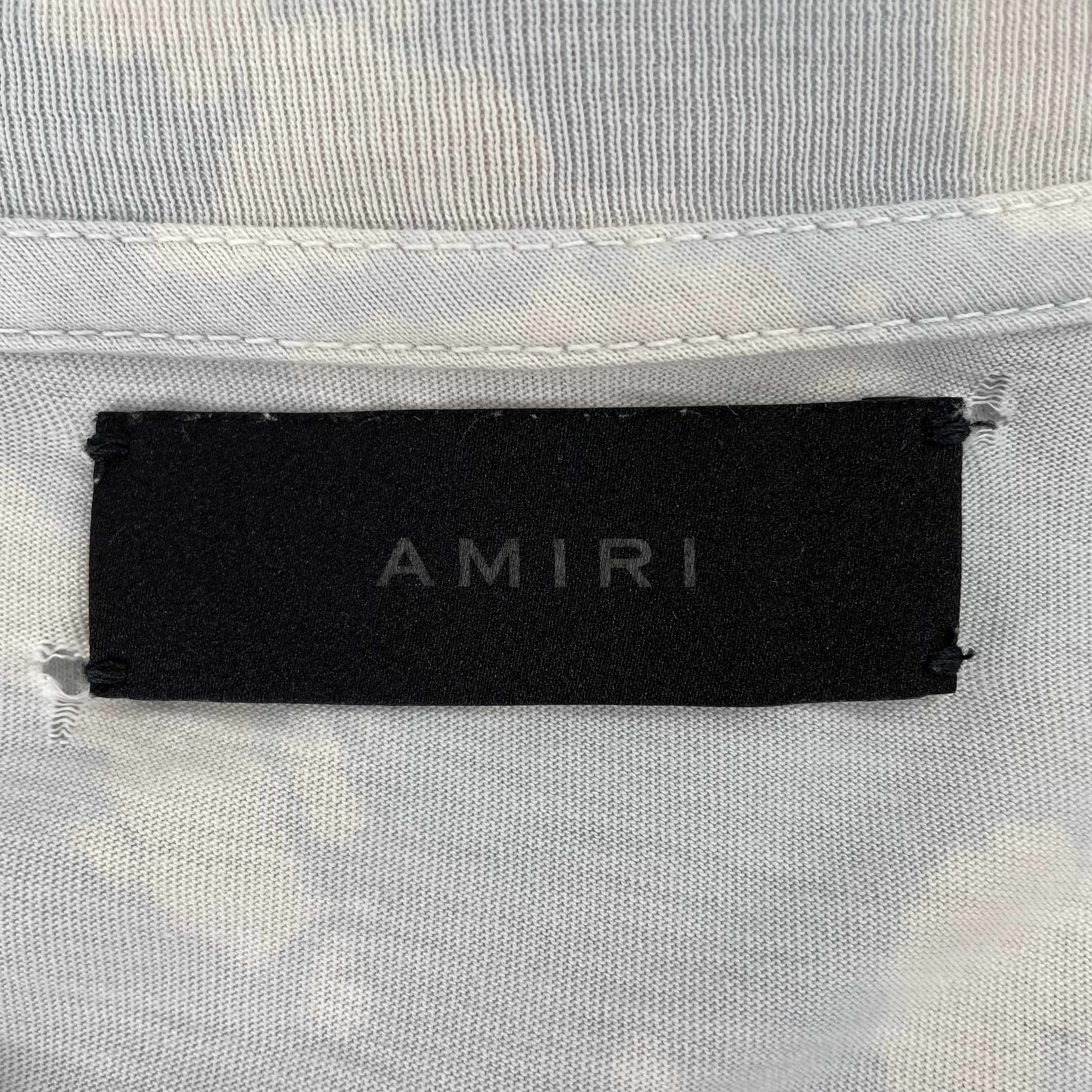 AMIRI/T-Shirt/S/Cotton/BLU/Graphic/GRATEFUL DEAD BEAR view 3