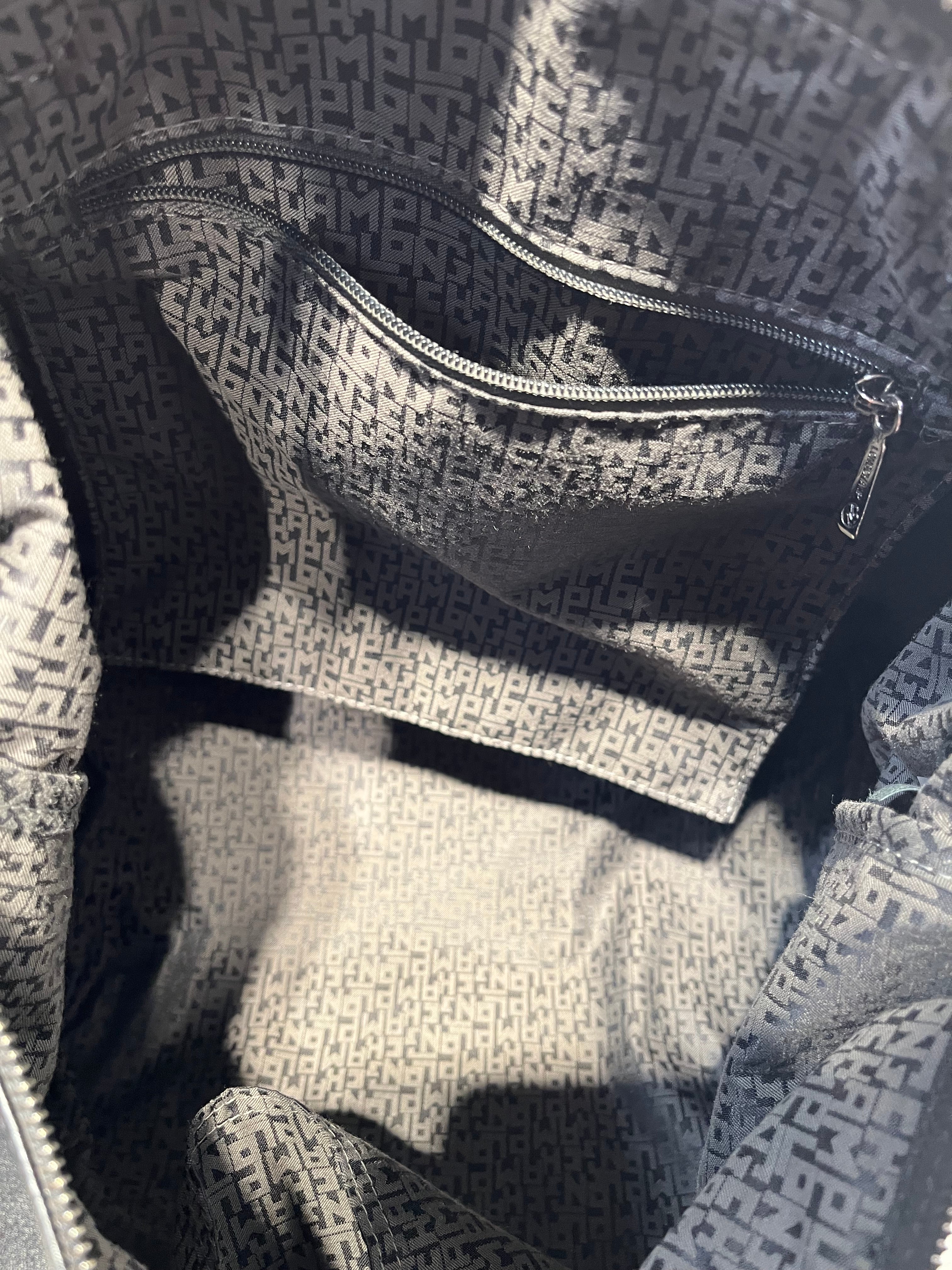 LONGCHAMP/Cross Body Bag/Leather/BLK/CALFSKIN view 7