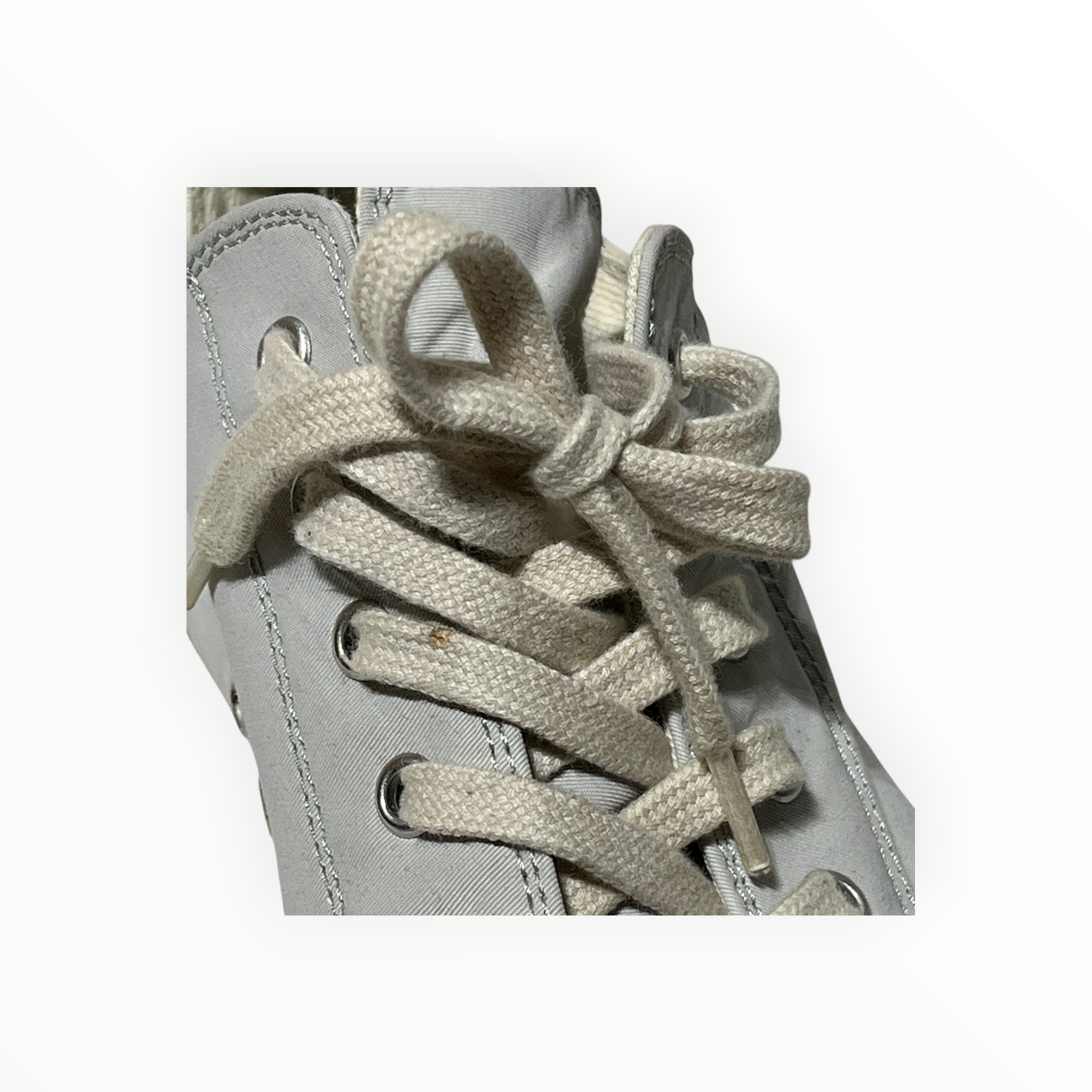 Rick Owens/Low-Sneakers/US 8/Cotton/SLV/DRKSHDW LOW TOP view 5