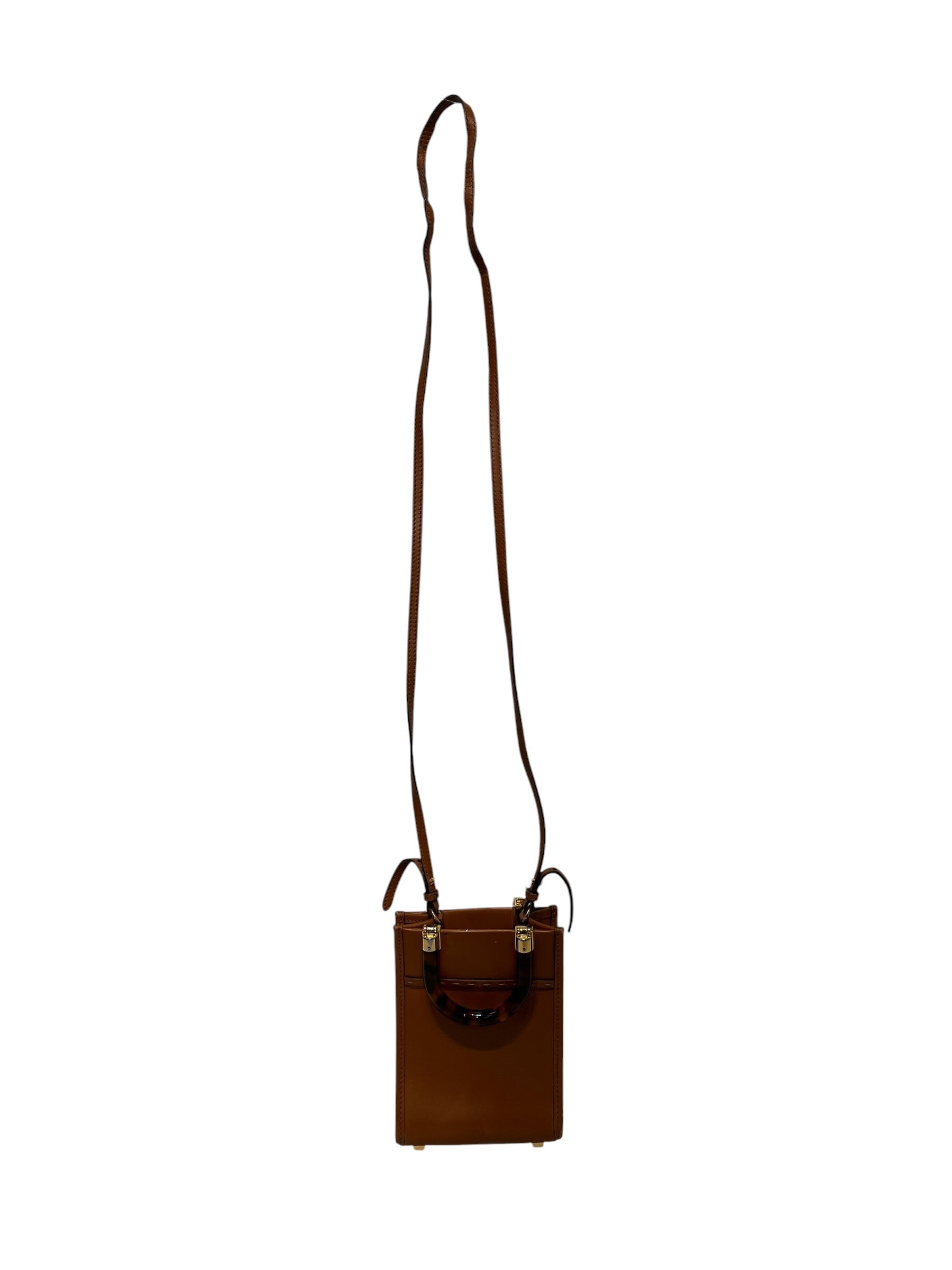 FENDI/Cross Body Bag/Leather/BRW/ view 3