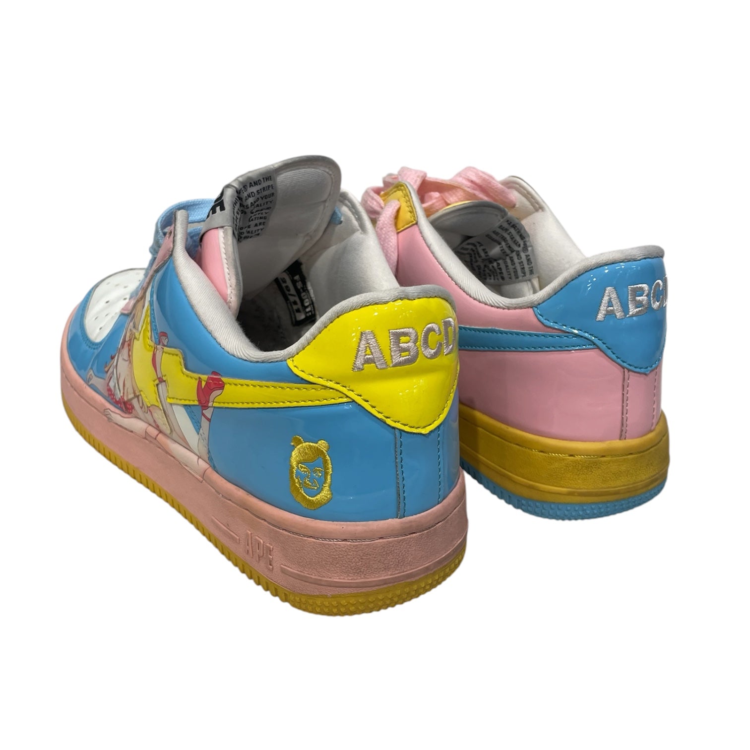 BAPE STA!/Low-Sneakers/US 11/Nylon/PNK/ANIMEGIRL view 2
