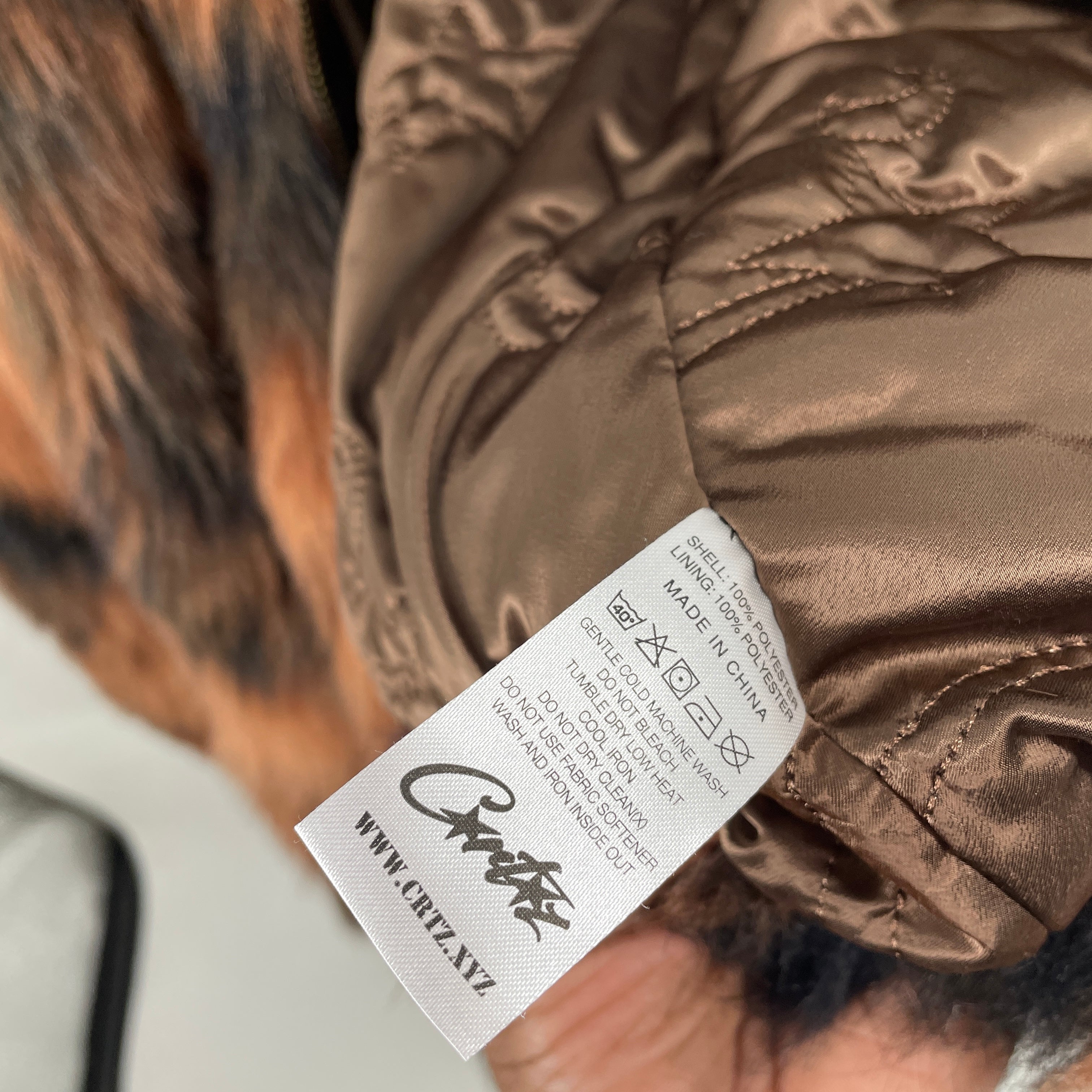 Corteiz/Jacket/M/Faux Fur/BRW/SHORT JACKET HOODED view 4