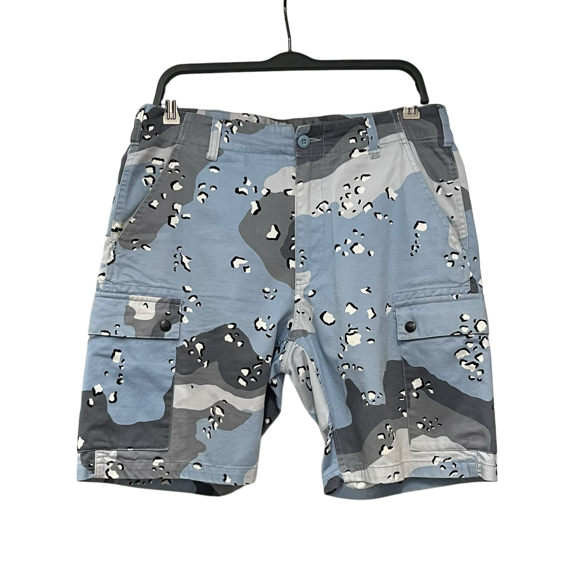 Supreme/Shorts/32/Cotton/BLU/Camouflage/light blue view 1