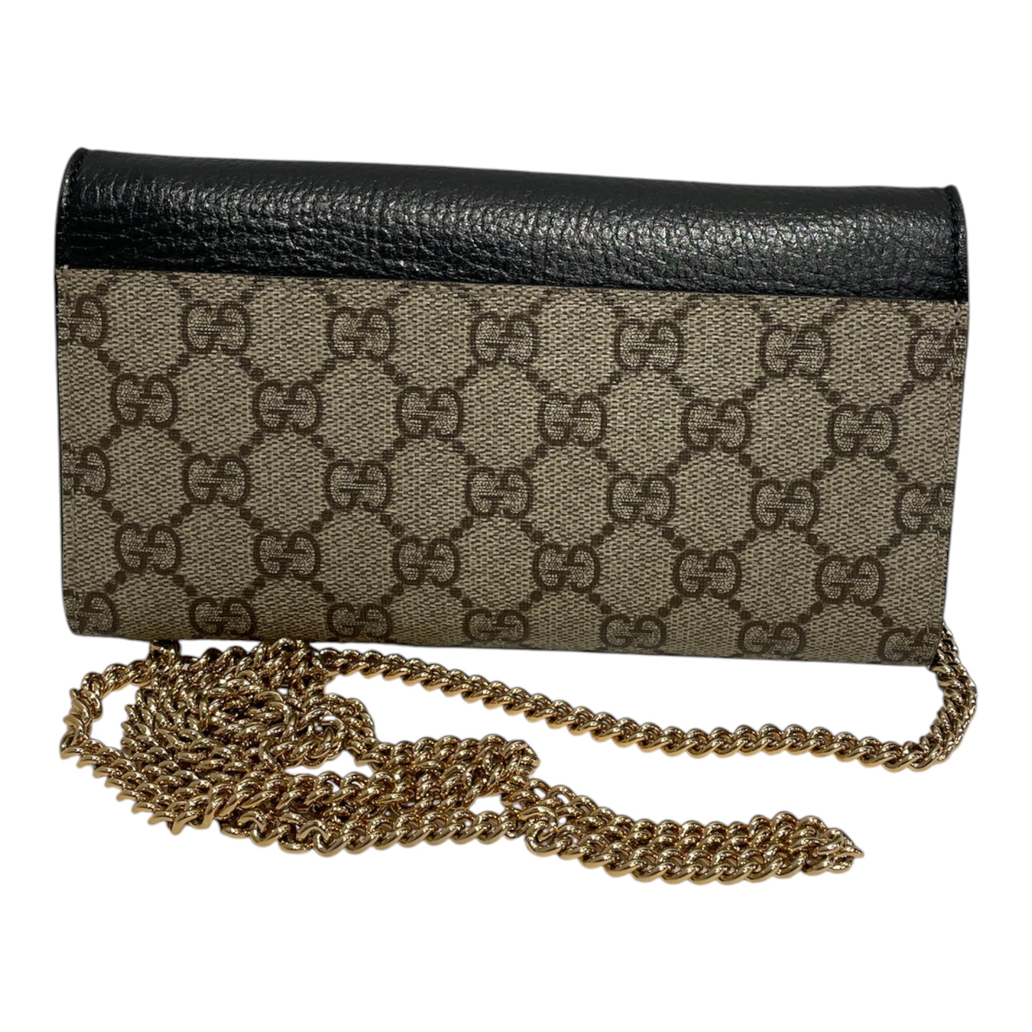 GUCCI/Long Wallet/Monogram/Cotton/KHK/L's/Marmont Wearable Wallet view 2