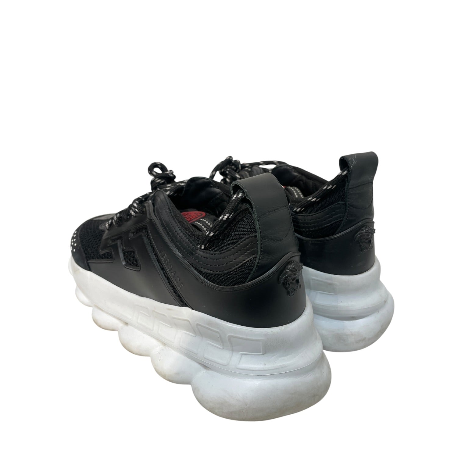 VERSACE/Low-Sneakers/EU 43/Cotton/BLK/chain reaction view 2