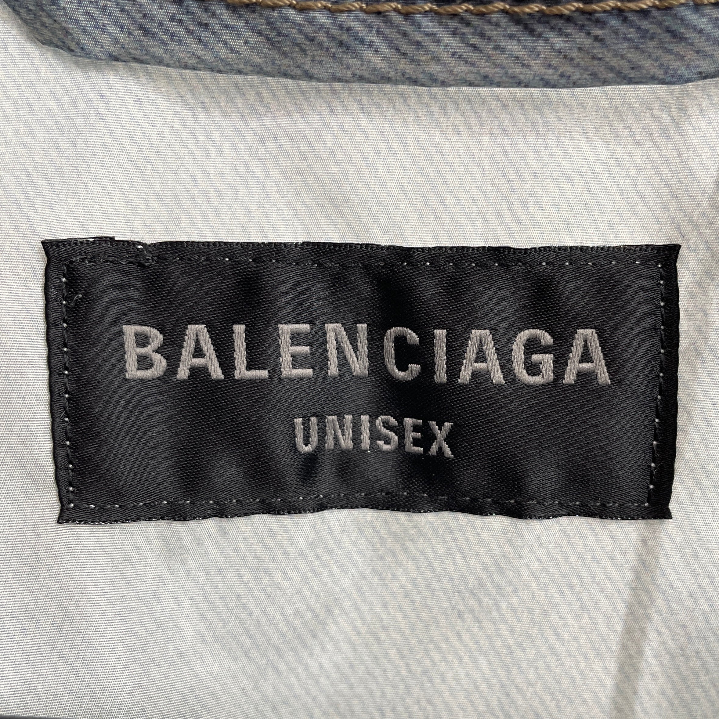 BALENCIAGA/Windbreaker/4/Polyester/IDG/All Over Print/2023 TROMP DENIM TRUCKER SWISH view 3