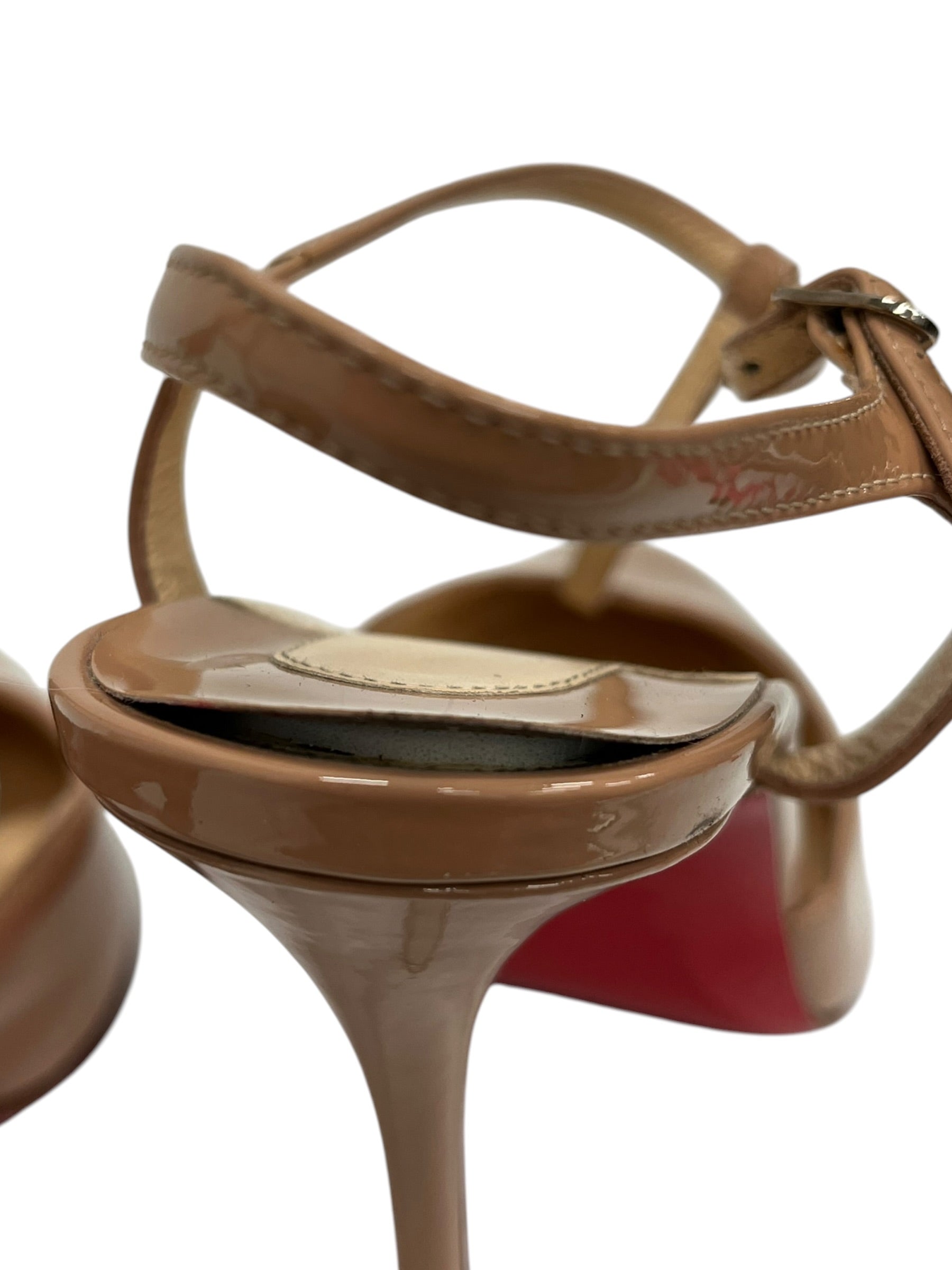 Christian Louboutin/Heels/EU 39.5/BEG/Red Bottom Beige Heels view 6