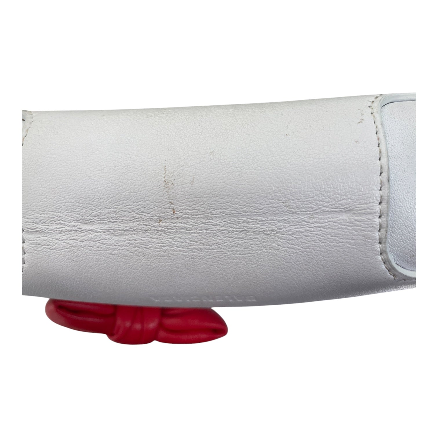 BALENCIAGA/Cross Body Bag/Leather/WHT/Kello Kitty white bag view 4