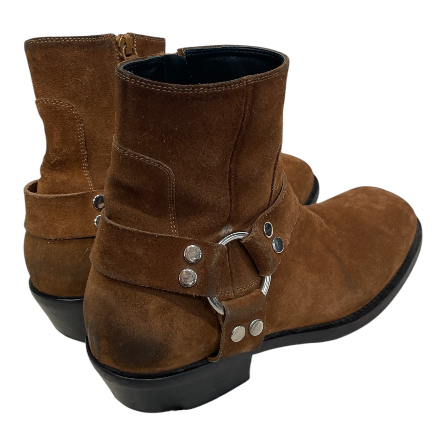 BALENCIAGA/Cowboy Boots/EU 43/Suede/CML/483528 SILVER HARDWARE view 2