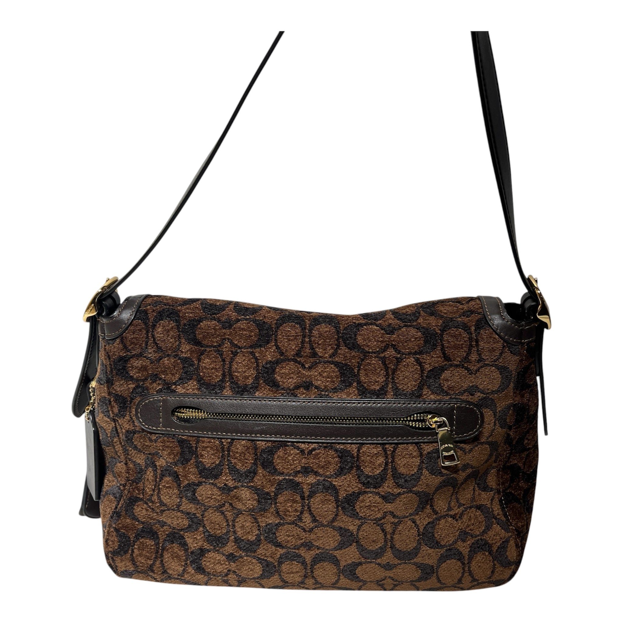 COACH/Hand Bag/Monogram/BRW/CHINELLE ETTA FLAP view 2